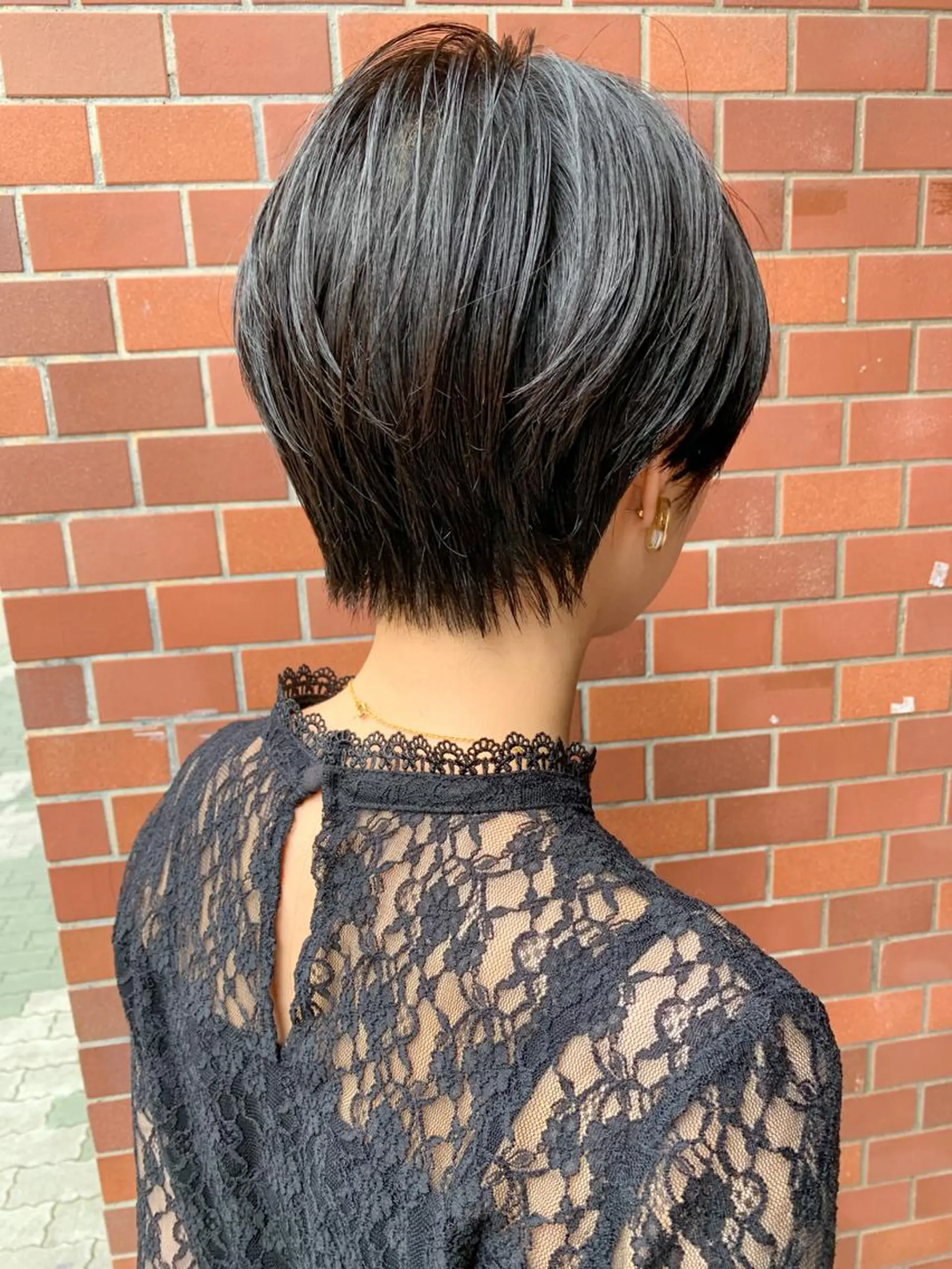ショート 丹羽大喜 縮毛矯正/美髪矯正のヘアスタイル