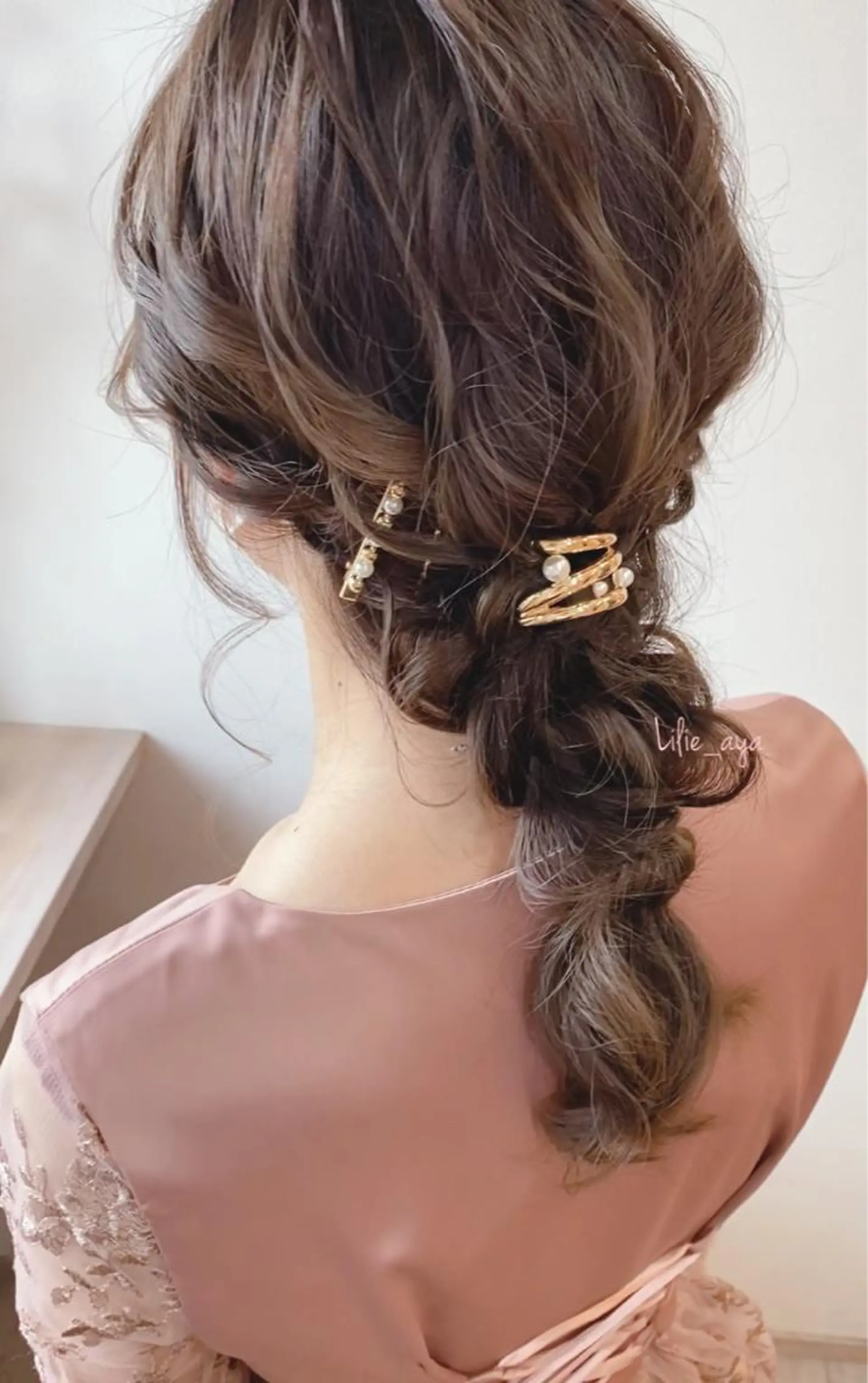 ロング ヘアアレンジ ヘアセット Poly-F... ayaのヘアスタイル
