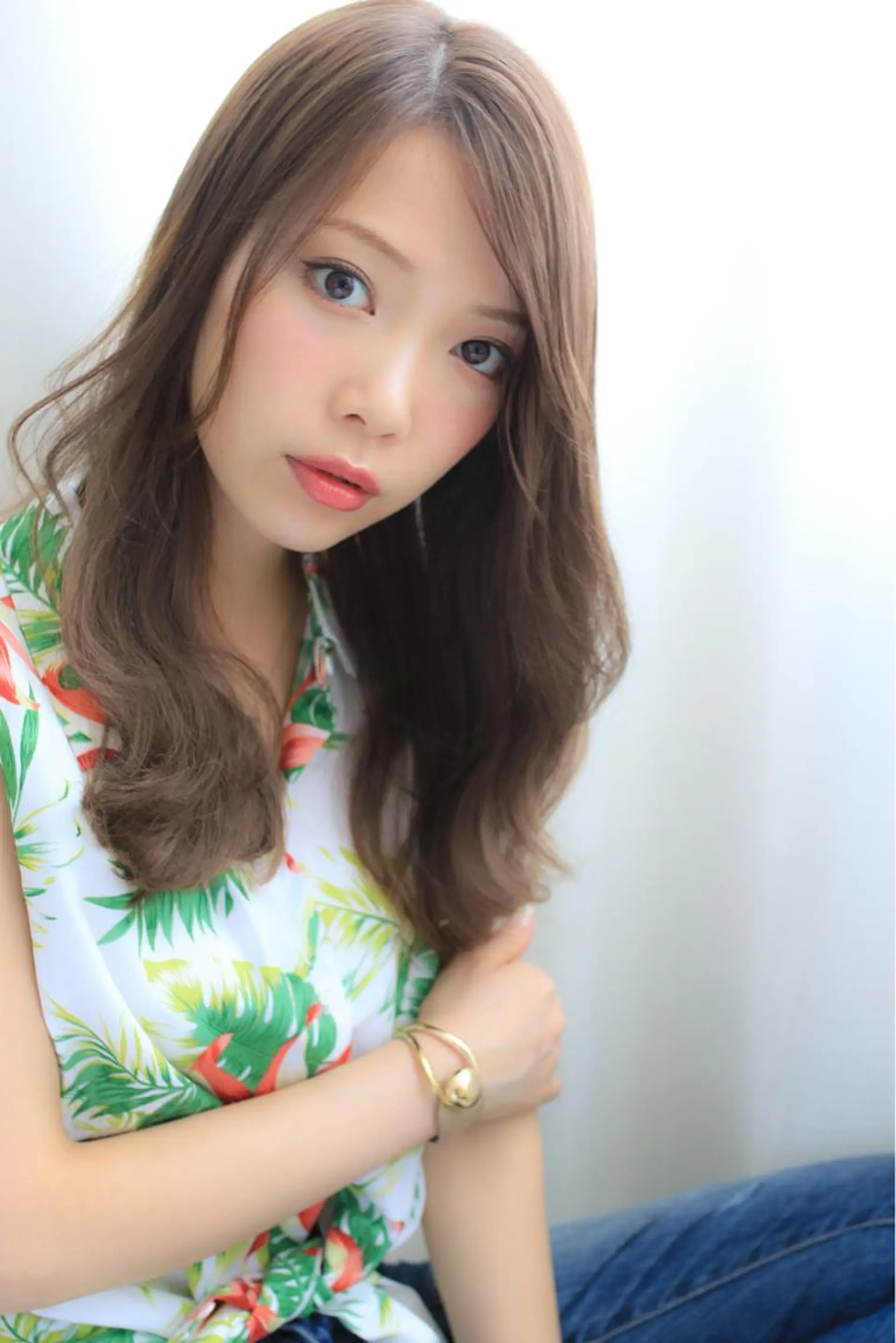 セミロング 小顔カット/レイヤー 【WiLL】加藤のヘアスタイル