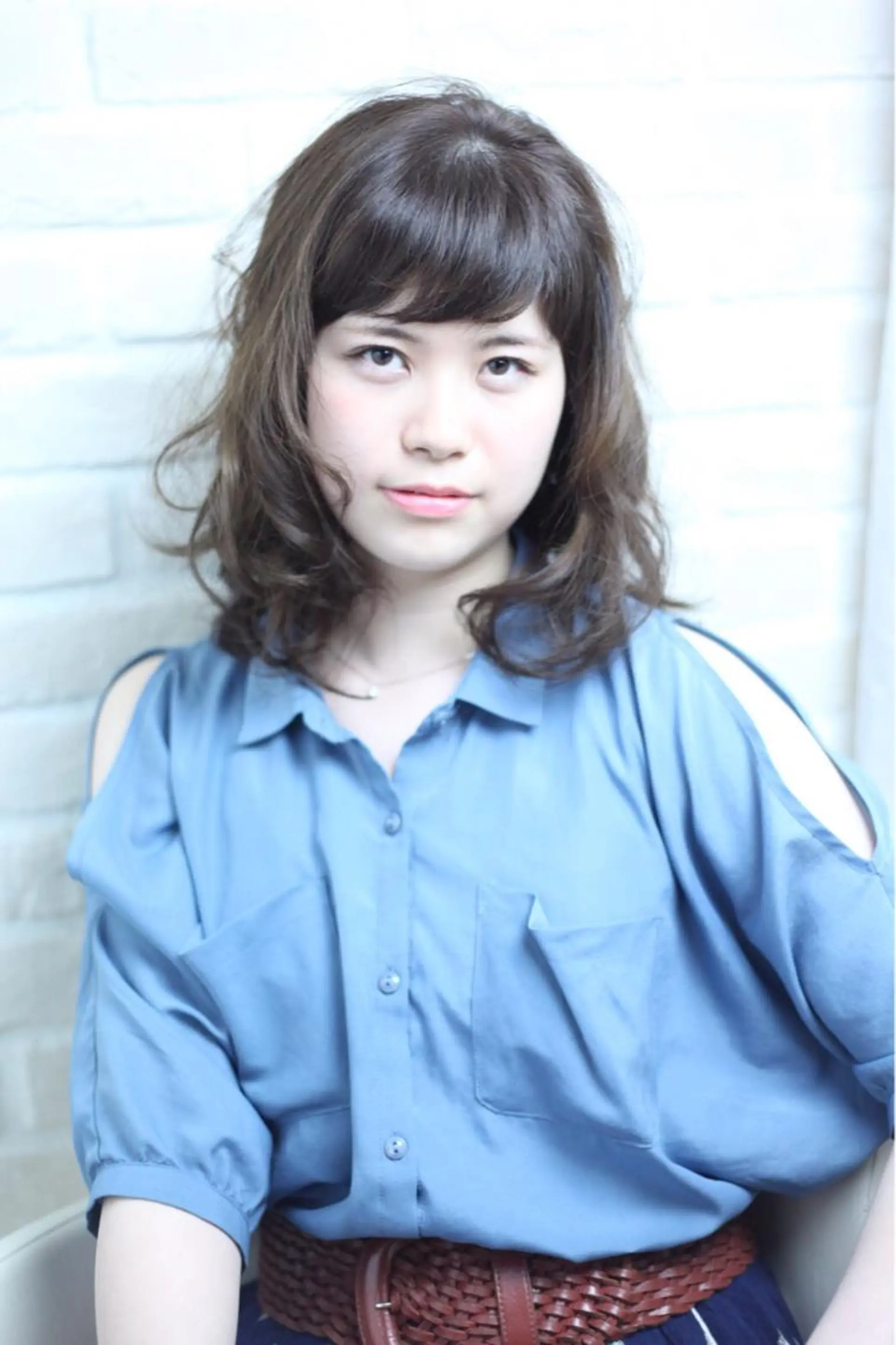 ミディアム 縮毛矯正/髪質改善 継続する美髪のヘアスタイル