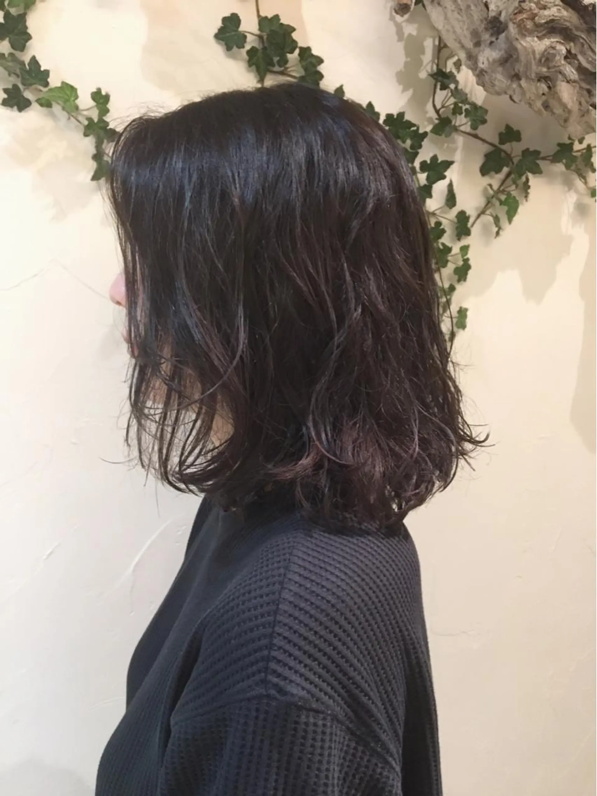 ミディアム パーマ シマダ アユミのヘアスタイル