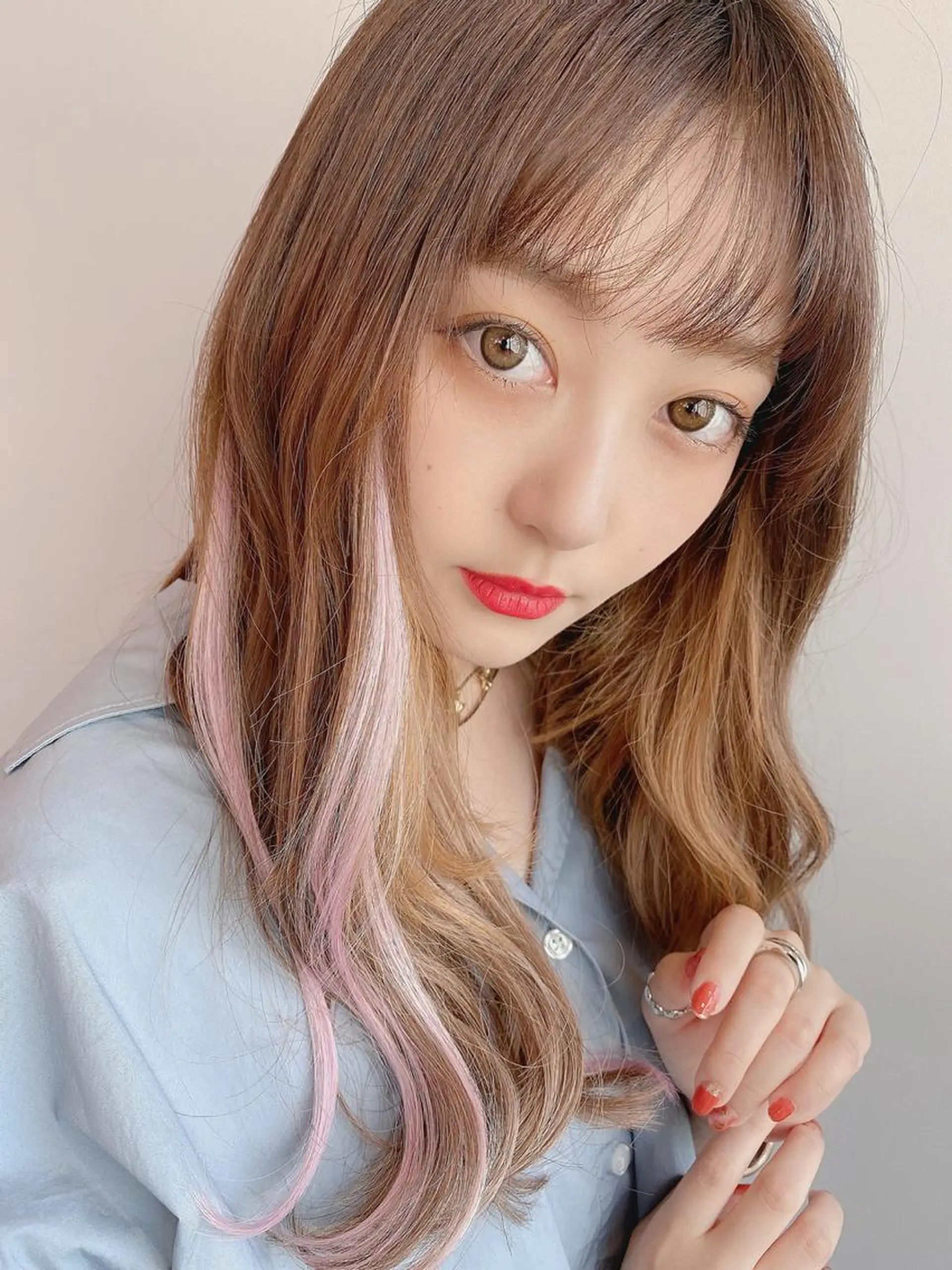 ヘアカラー エクステ MIRIM栄 野田航生のヘアスタイル