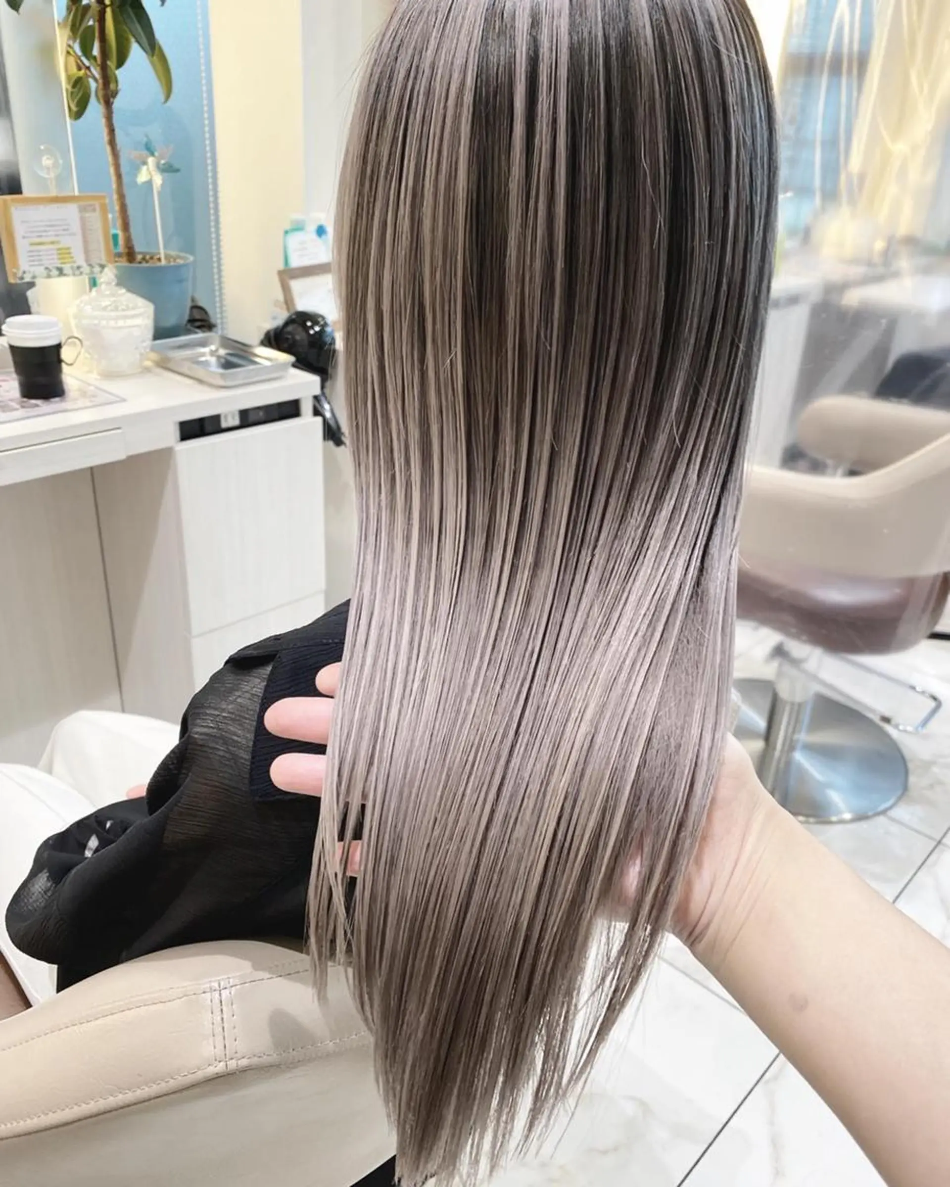 カラー セミロング 髪質改善 菅野翔汰/髪質改善 カラー/ブリーチのヘアスタイル