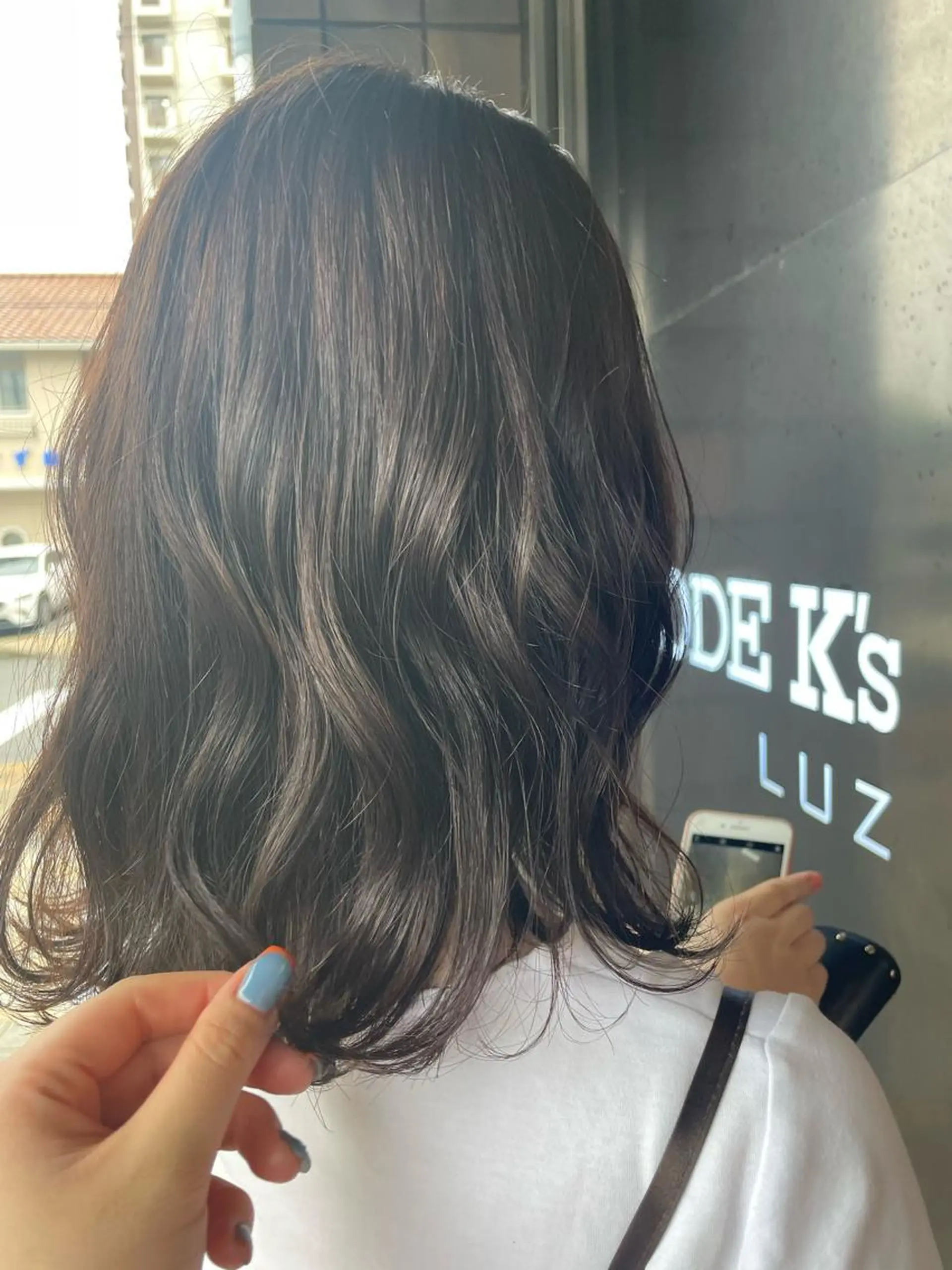 セミロング 🍒serika 暖色カラー 🍒のヘアスタイル