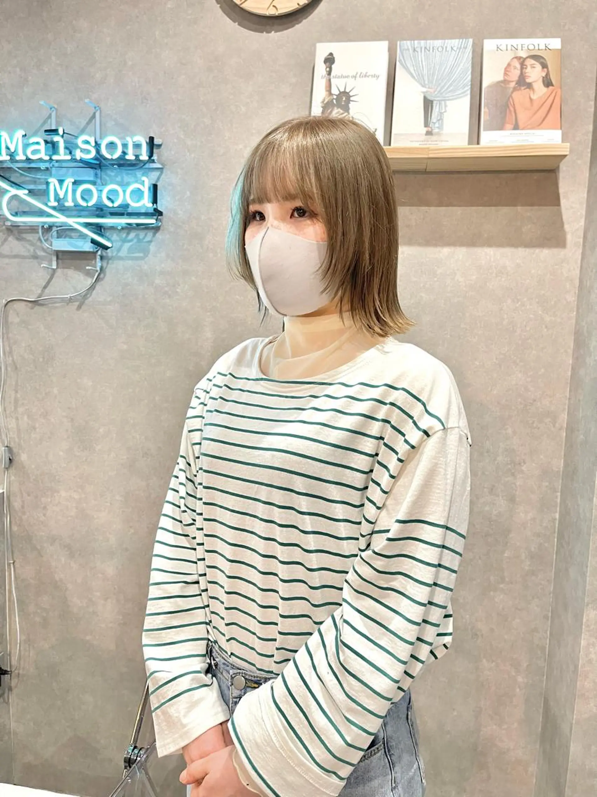 ショート カラー カット ヘアカラー トリートメント 一ノ瀬 暁のヘアスタイル