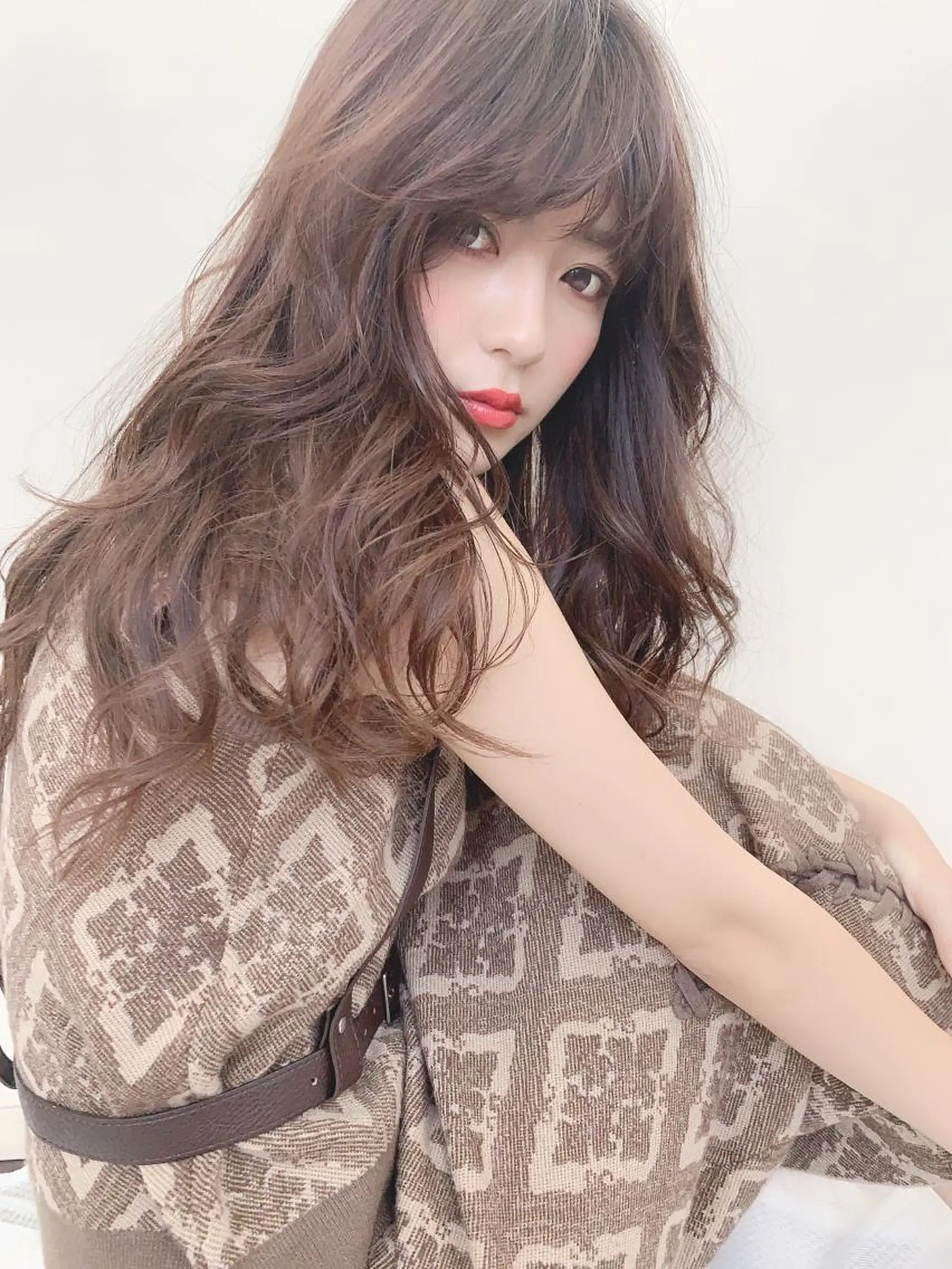 ロング カラー アッシュ ベージュカラー 髪質改善サロン 心斎橋ARCHEのヘアスタイル