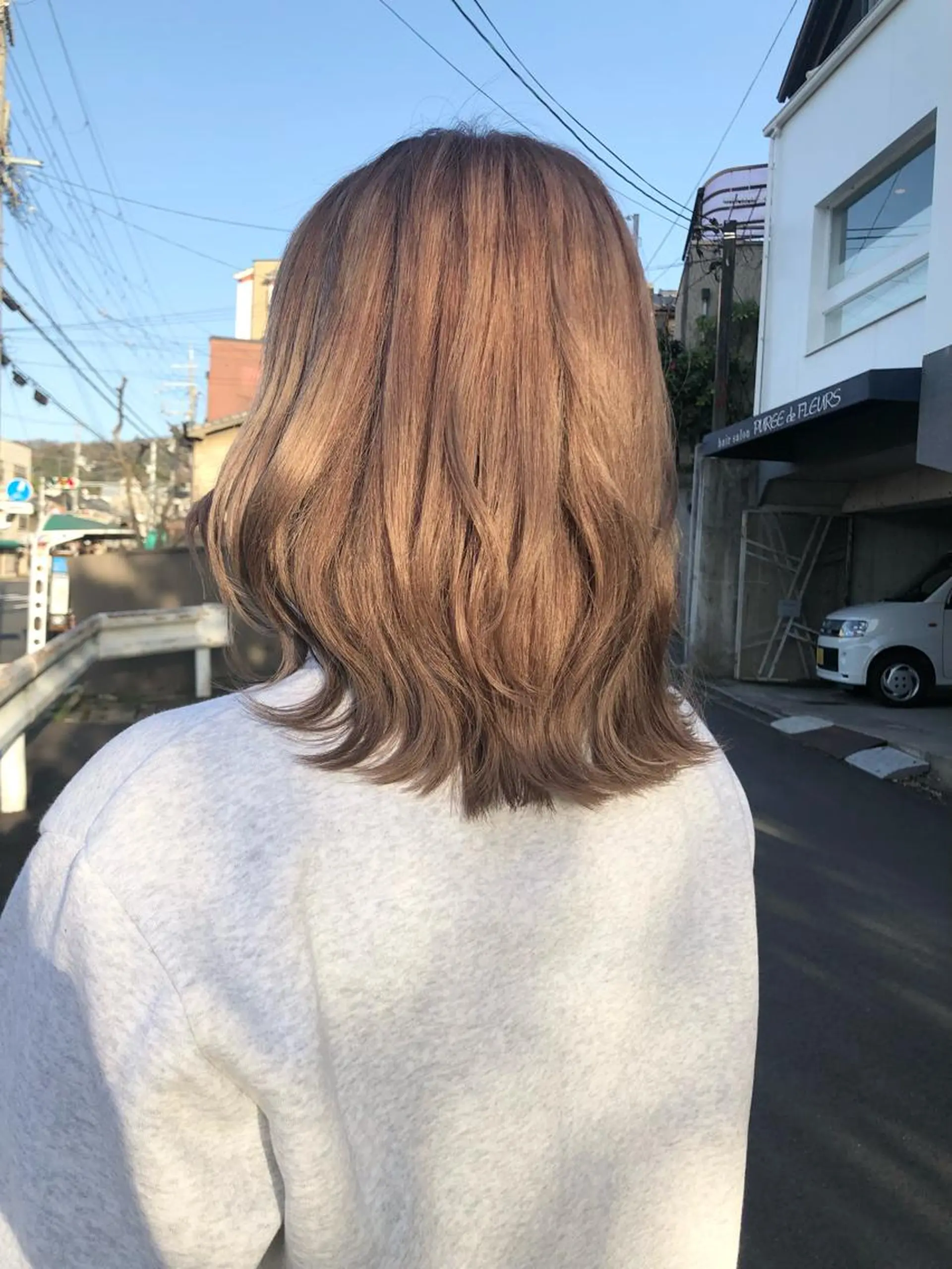 ミディアム カラー 中村 魁登のヘアスタイル