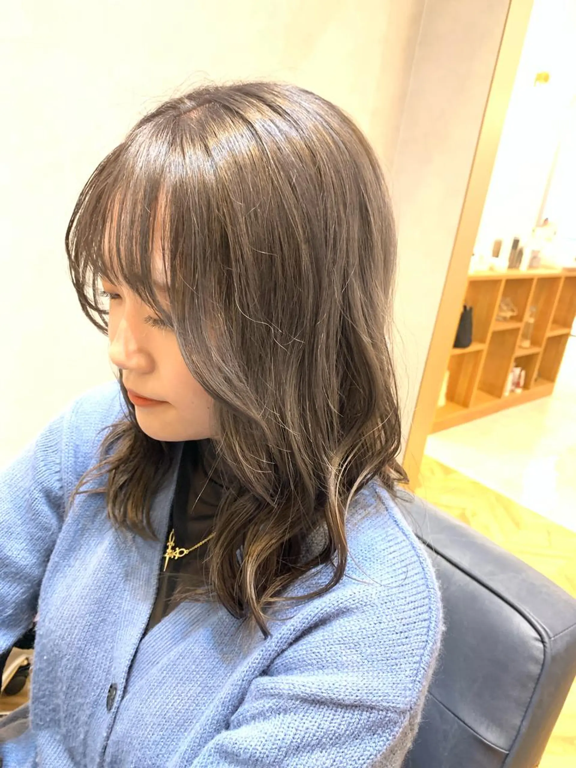 ロング カット ヘアカラー newiネウィ _naoのヘアスタイル