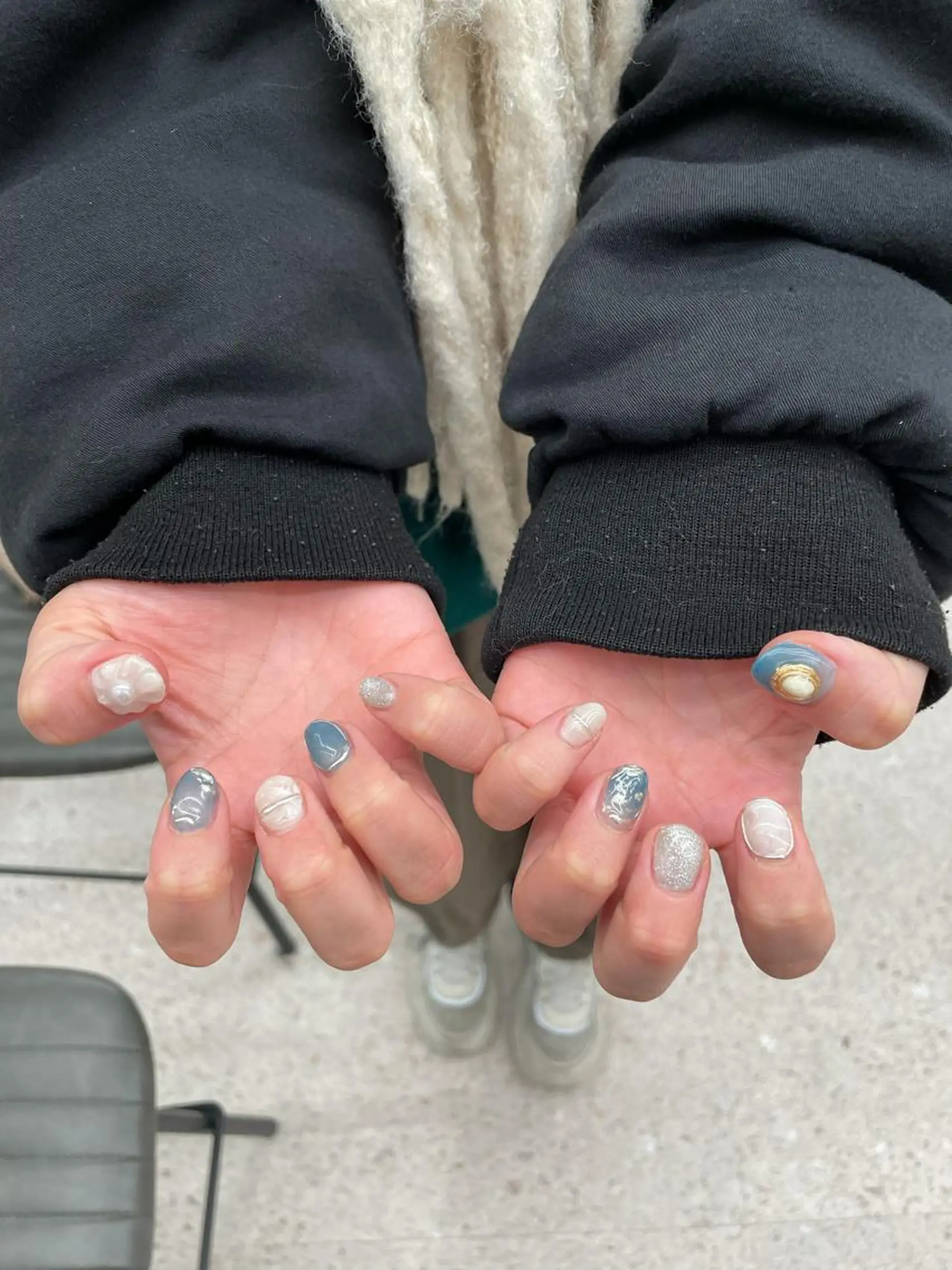 ネイル 束感まつ毛/ネイル/ LED♥KIRARAのマツエク・マツパデザイン