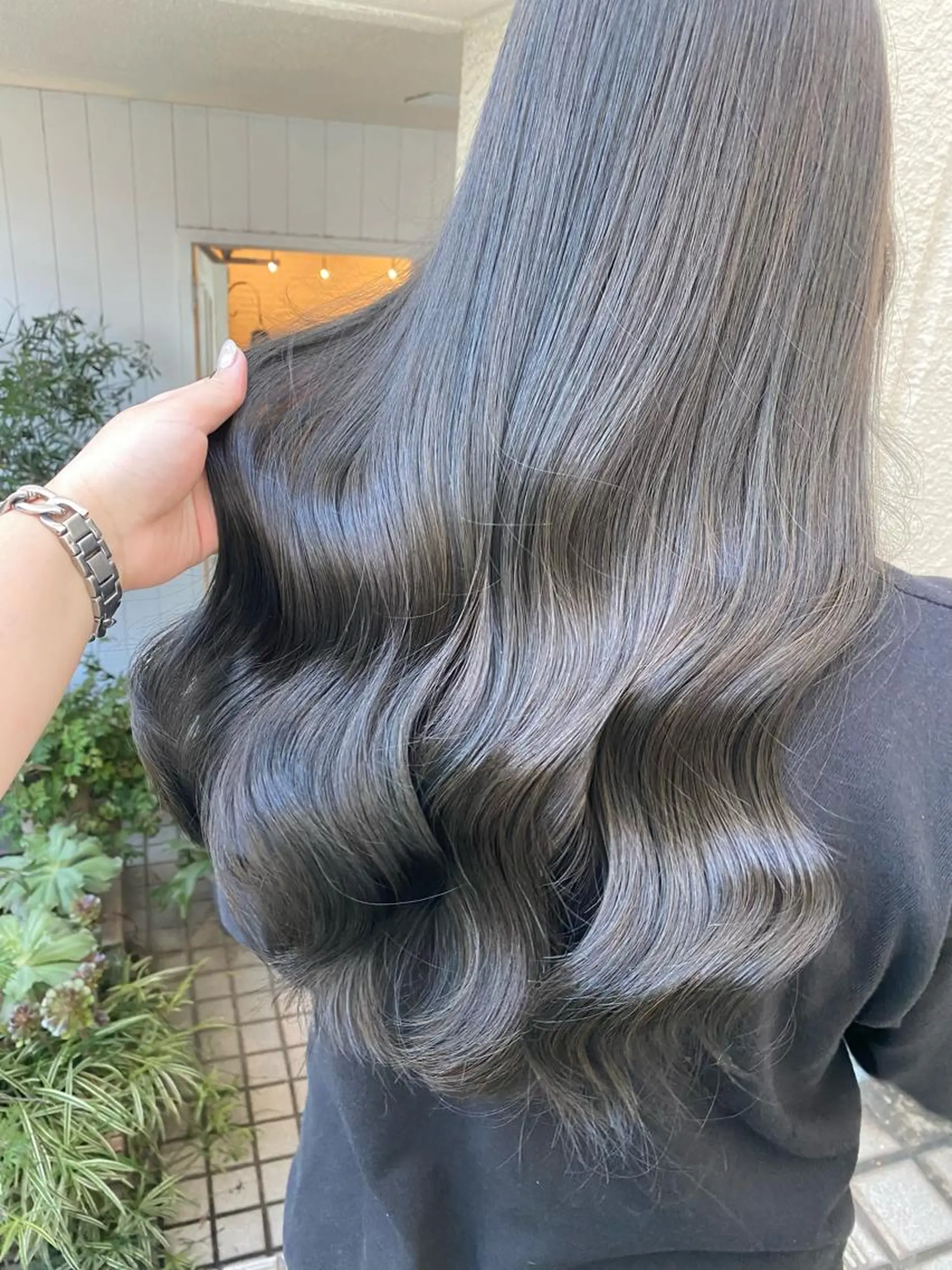 セミロング nailist mana𖤐´-のネイルデザイン