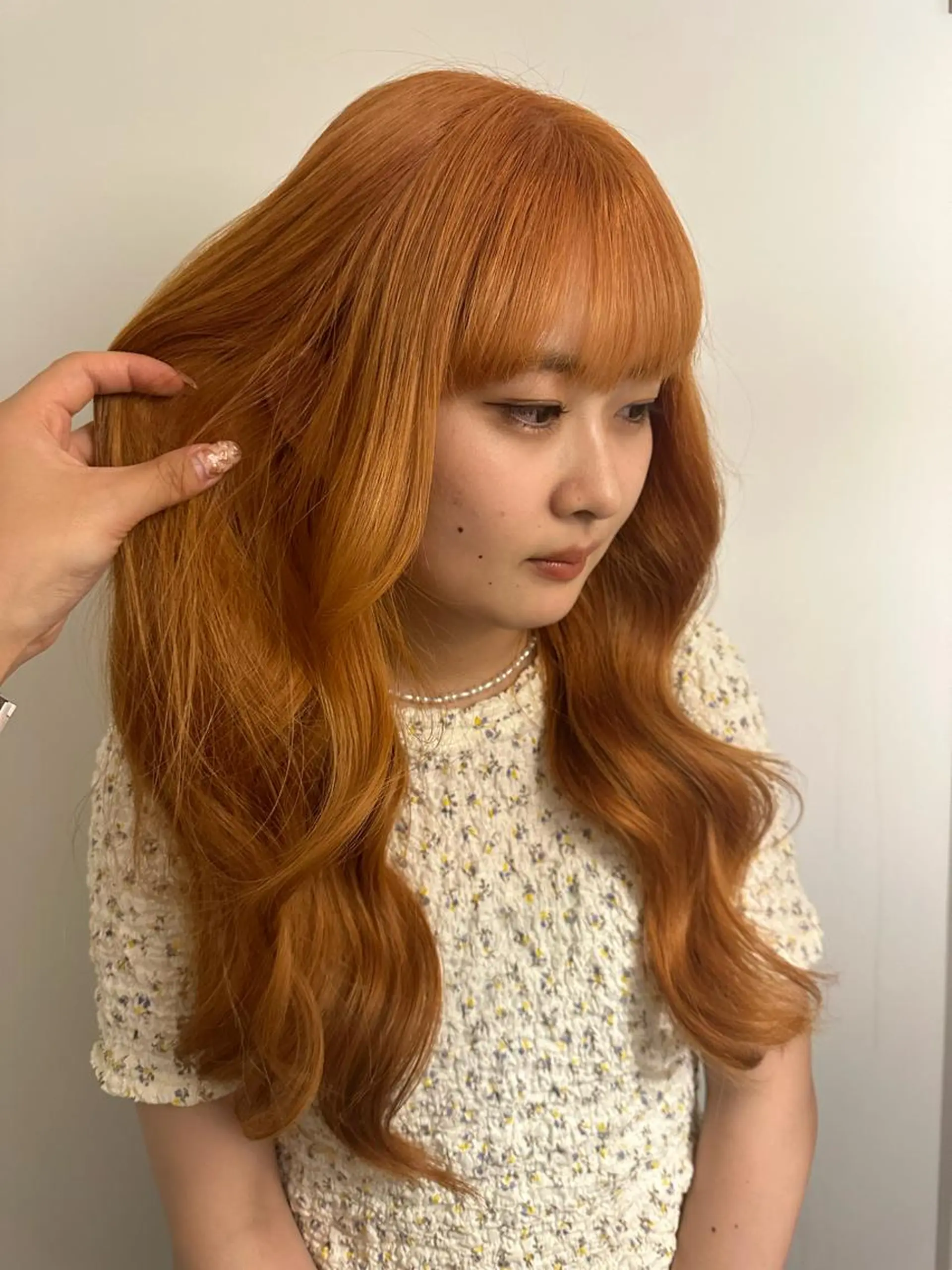 ロング ヘアカラー トリートメント Hana ハイトーン🕯🩰のヘアスタイル