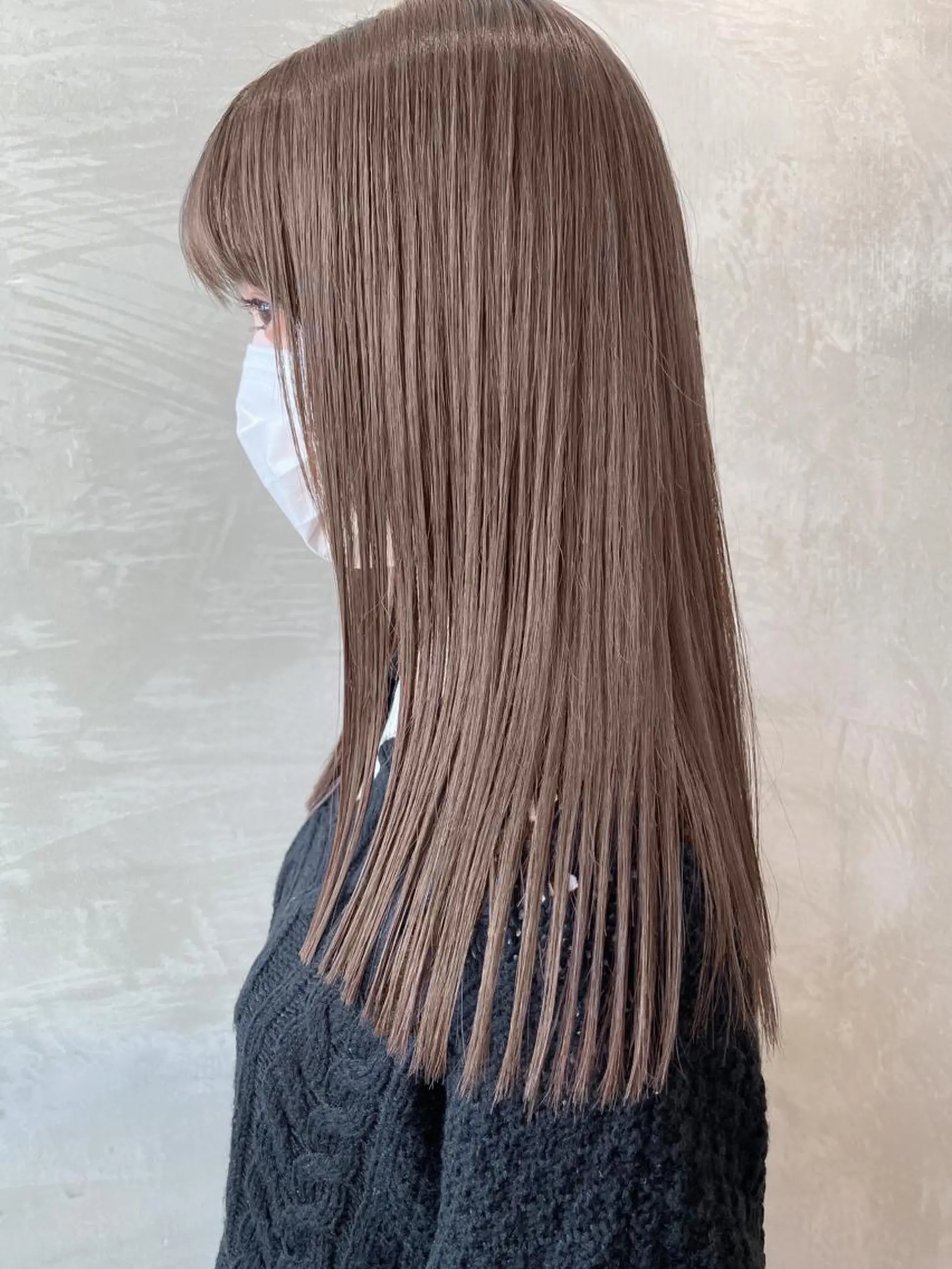 ミディアム カラー 韓国ヘア 店長NEGIのヘアスタイル