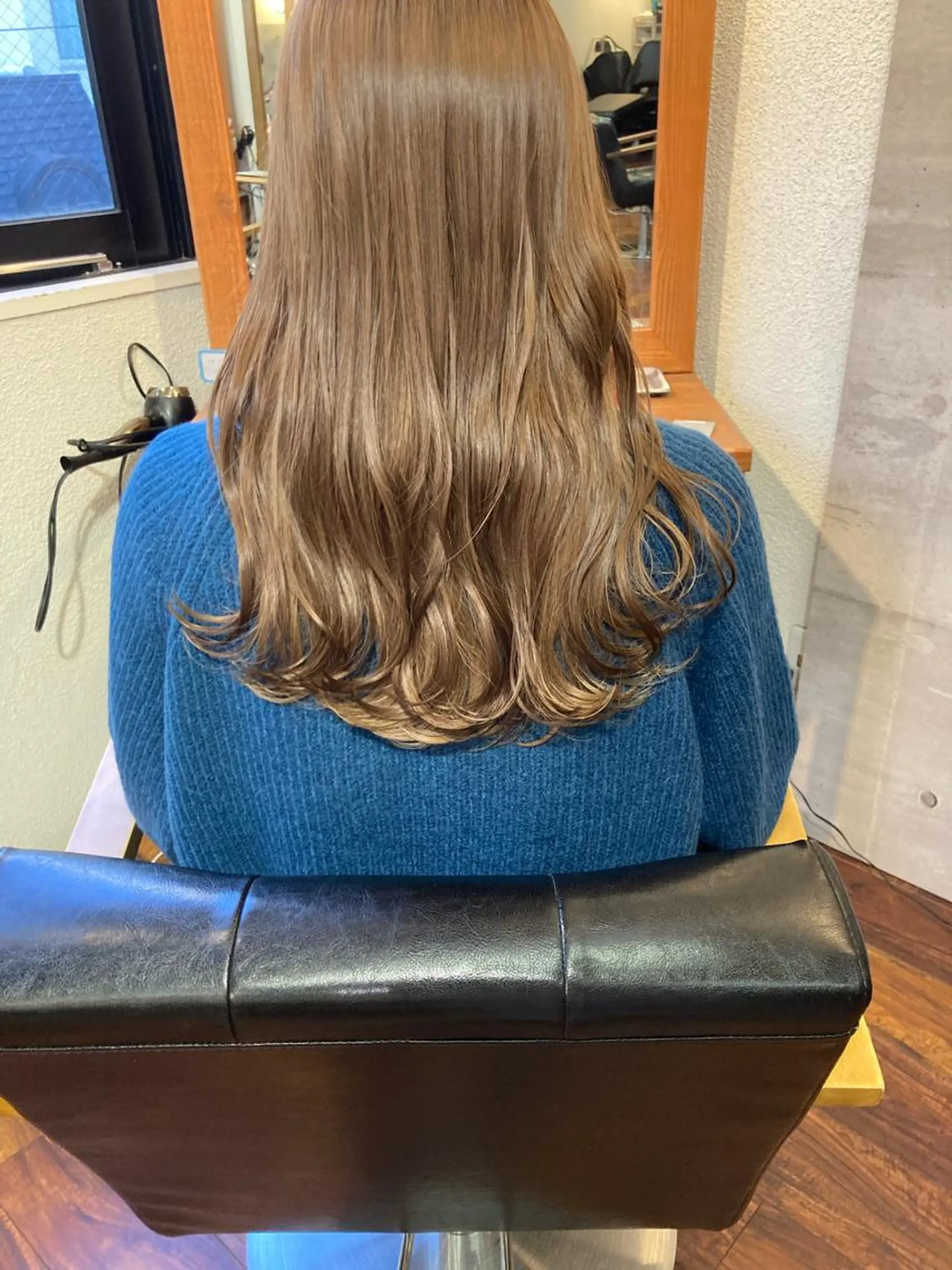 ロング カラー ベージュカラー ミルクティーベージュ カット ヘアカラー トリートメント 小木曽智美 /ボブ/ショートのヘアスタイル