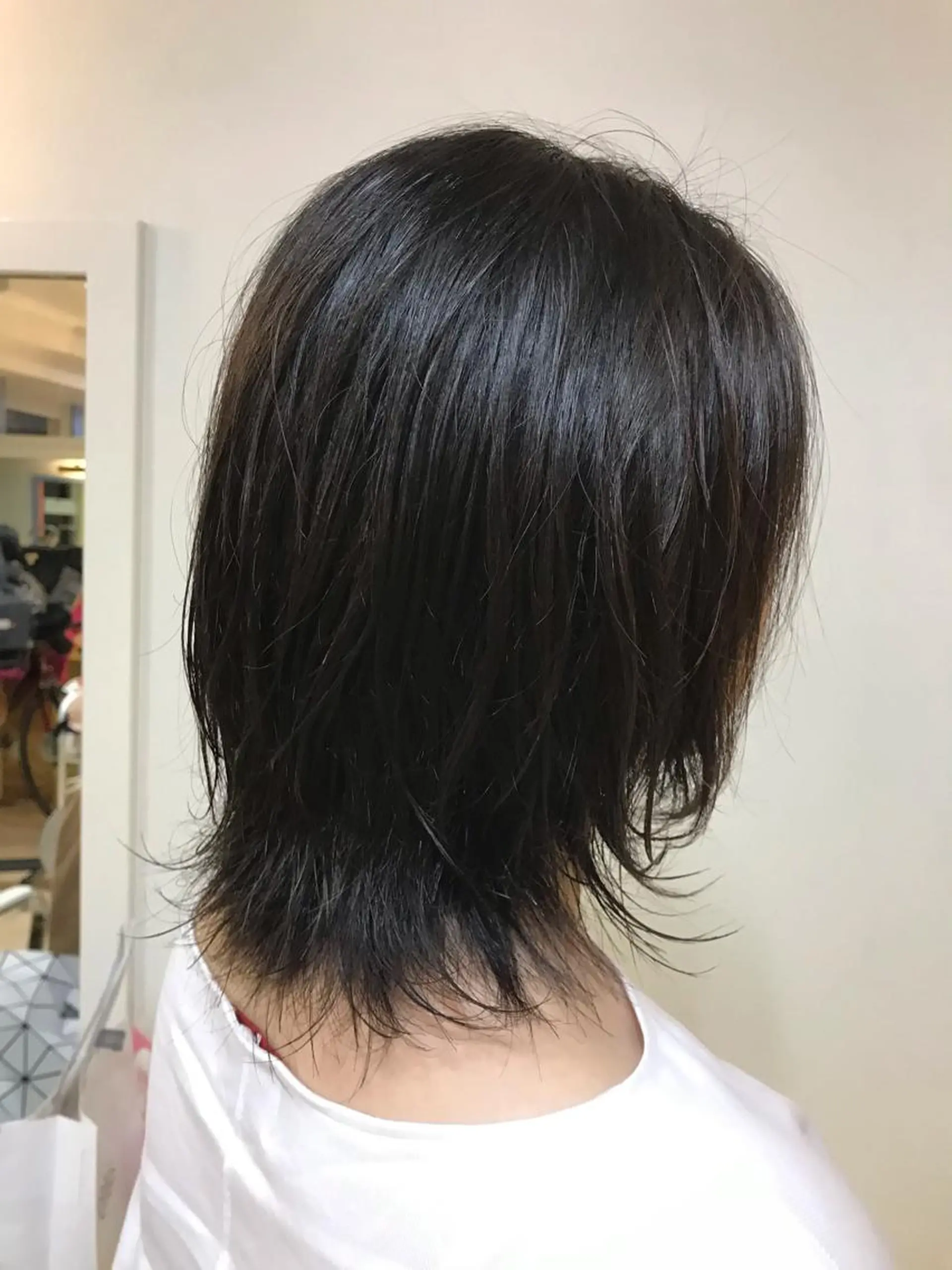 ミディアム カラー パーマ 横田  尚登のヘアスタイル