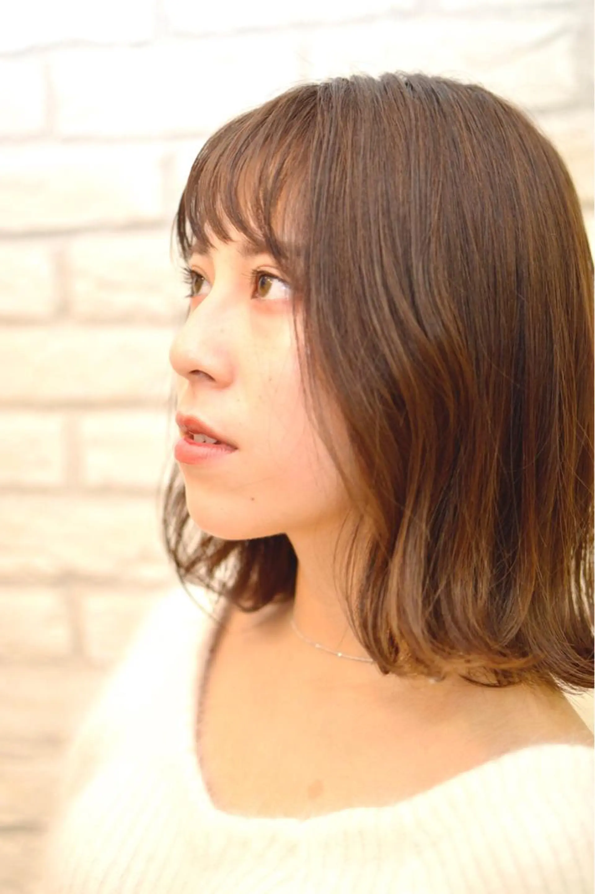 ミディアム カラー 清水 有実子のヘアスタイル