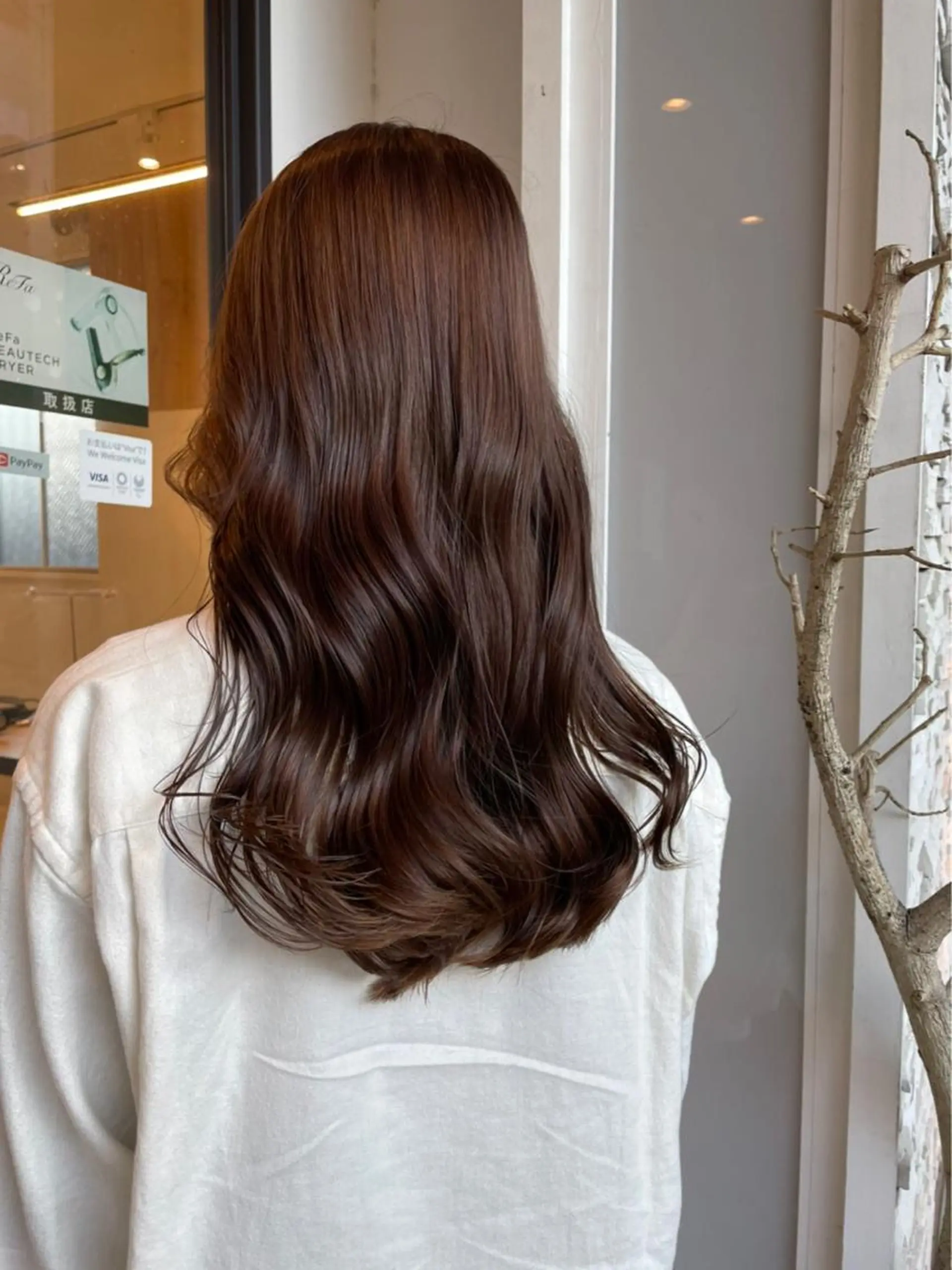 ロング 韓国風ヘア ふるはし みなのヘアスタイル