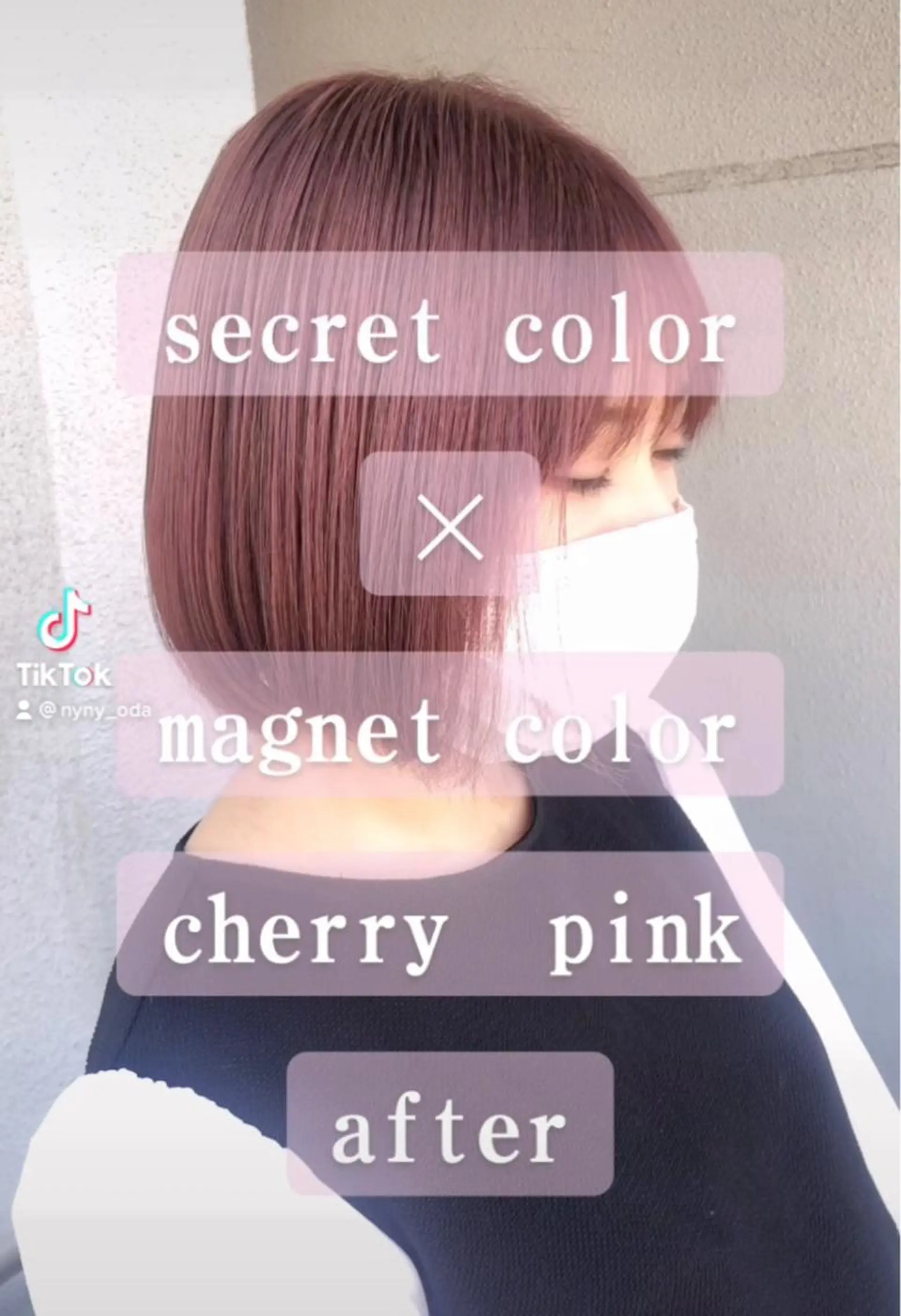 ショート カラー ピンクカラー ブリーチ/髪質改善 NYNY大久保のヘアスタイル