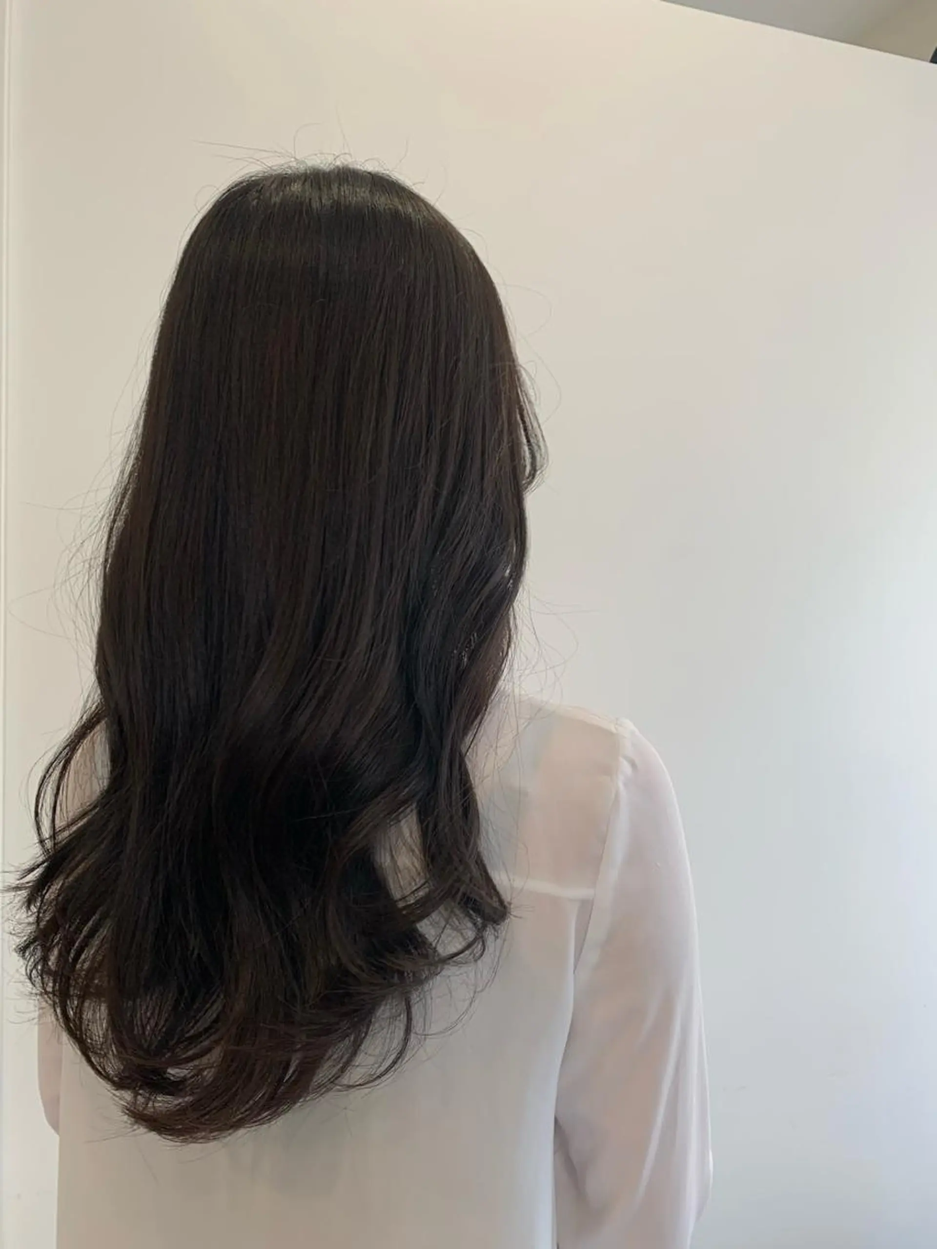 ロング カラー 韓国風ヘア レイヤーカット 韓国🇰🇷髪質改善 Chisaki치사키のヘアスタイル