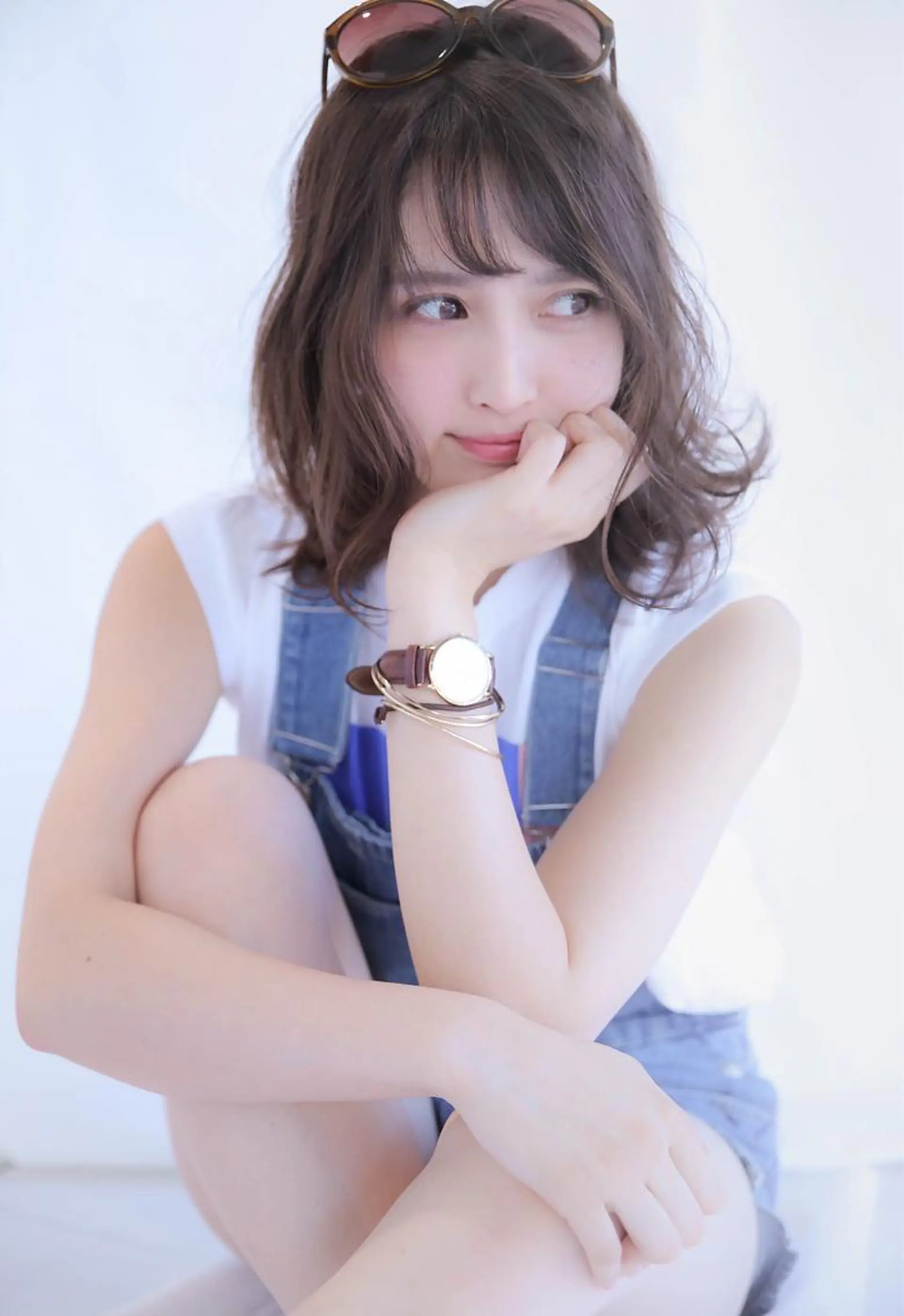 ミディアム 鬼頭 洋吏のヘアスタイル