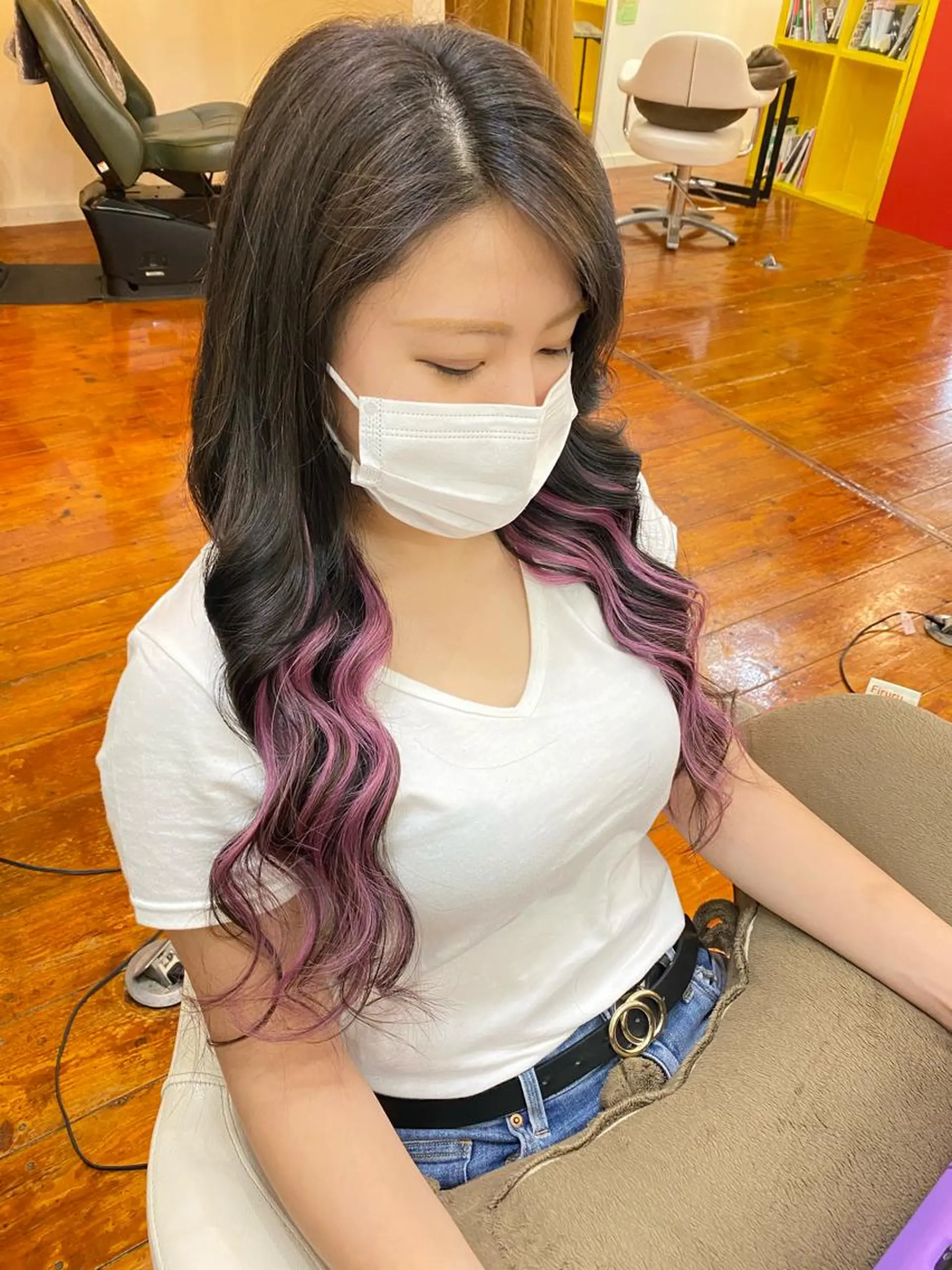 ロング エクステ プルエク/clana ♡marinのヘアスタイル