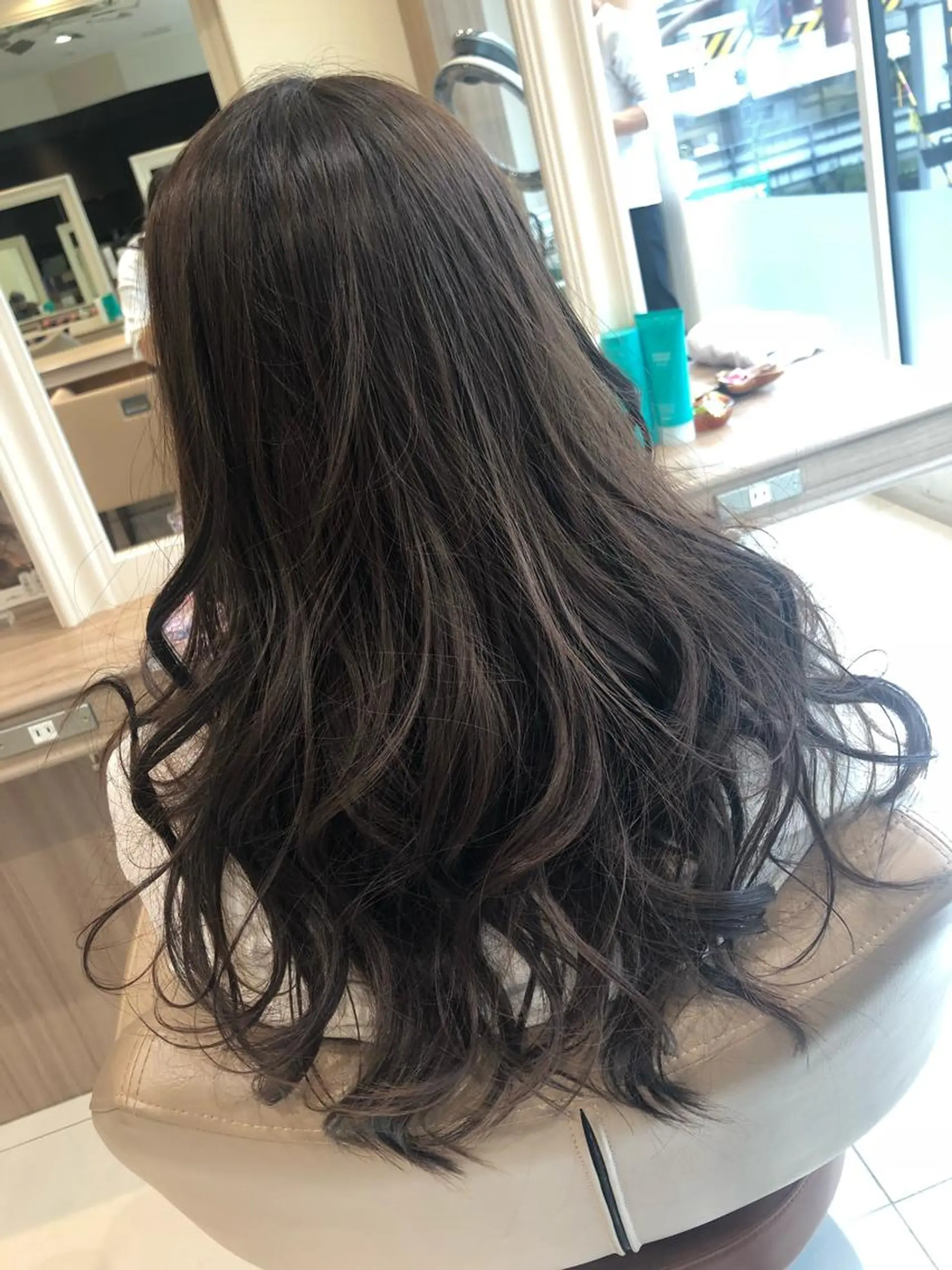 ロング ヘアカラー トリートメント ママ美容師⭐️ 下平秀美のヘアスタイル
