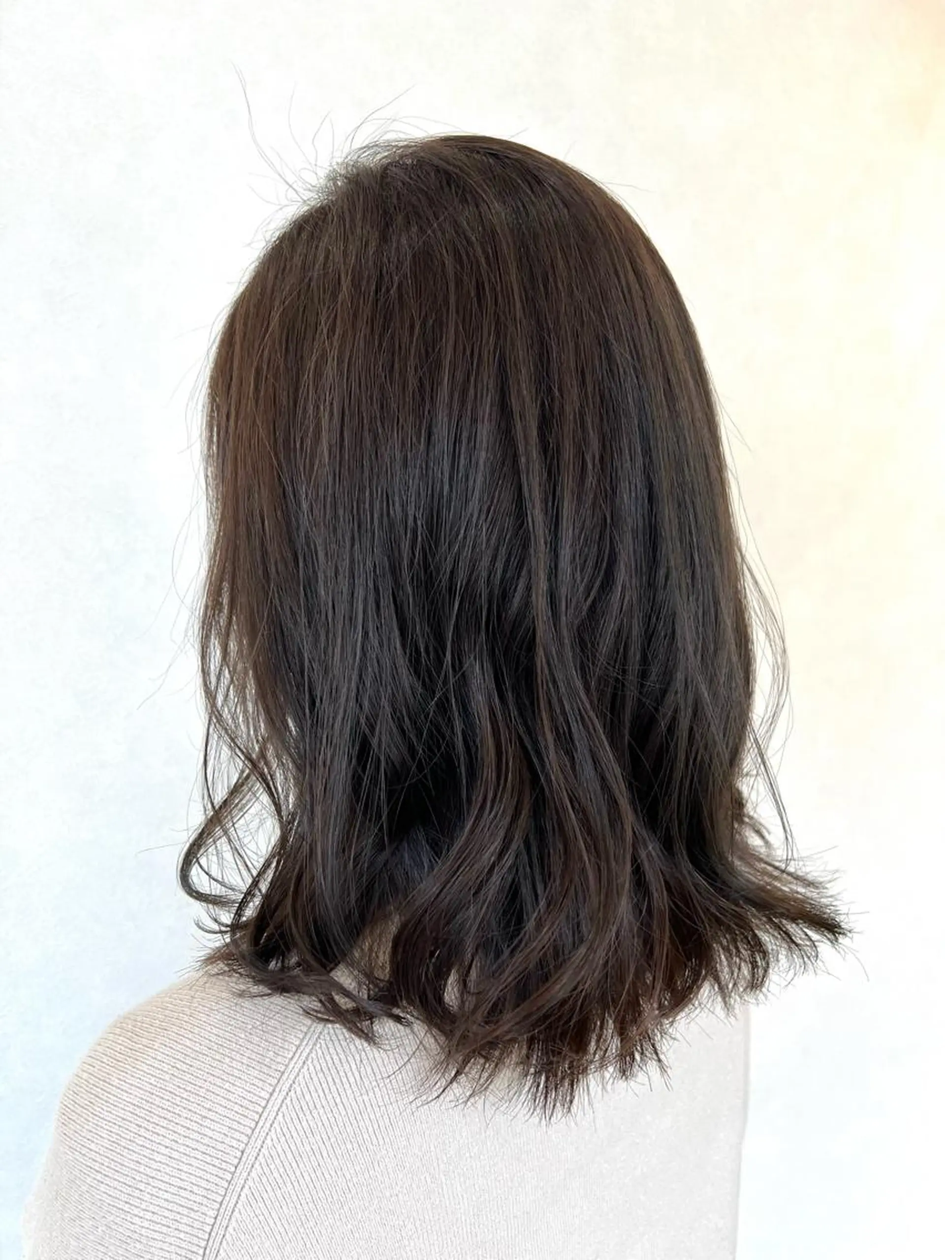 ミディアム カット ヘアカラー ショート/白髪ぼかし 君和田若菜のヘアスタイル