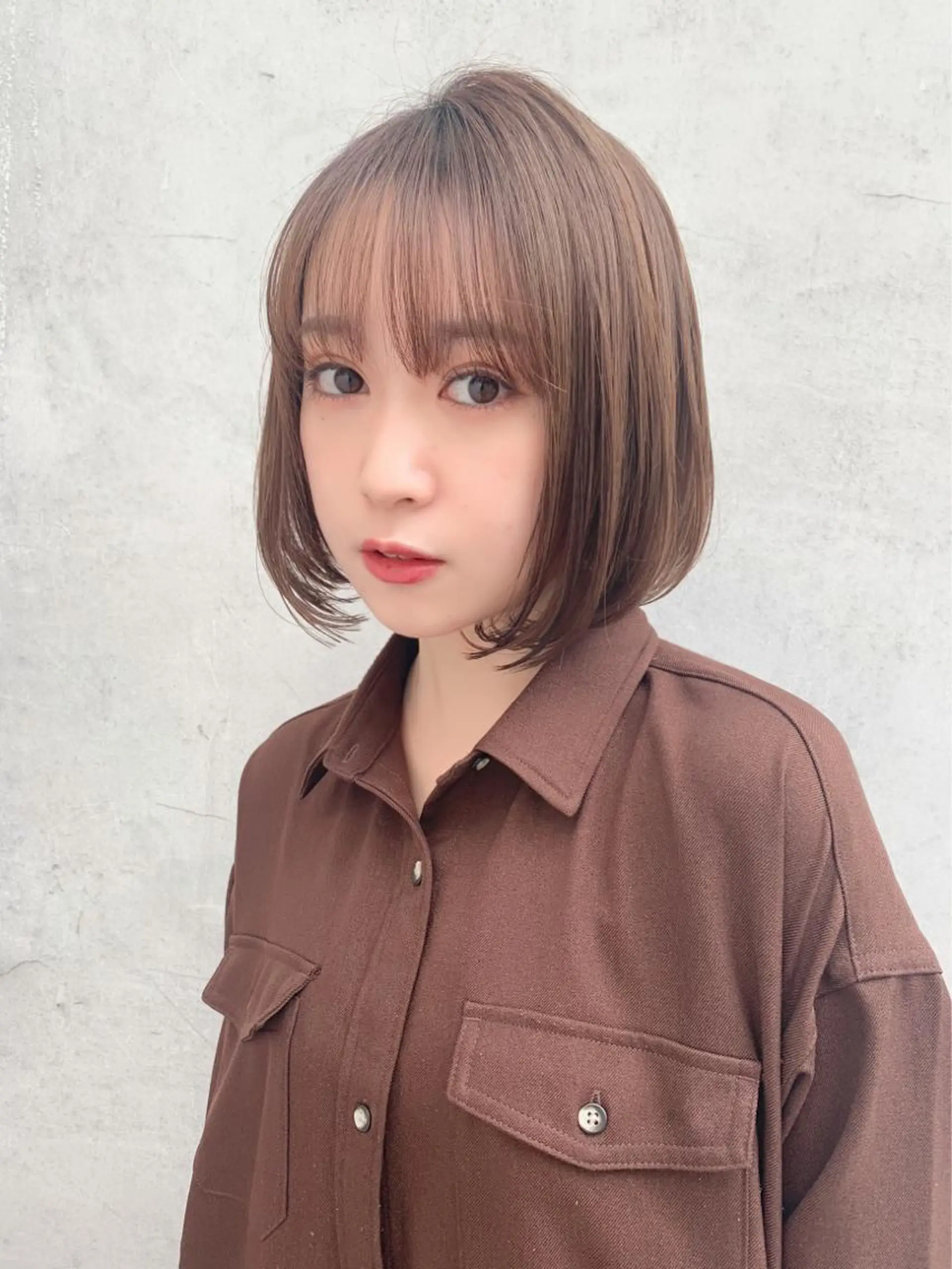 ミディアム カラー 髪質改善☆ 縮毛矯正miyuのヘアスタイル