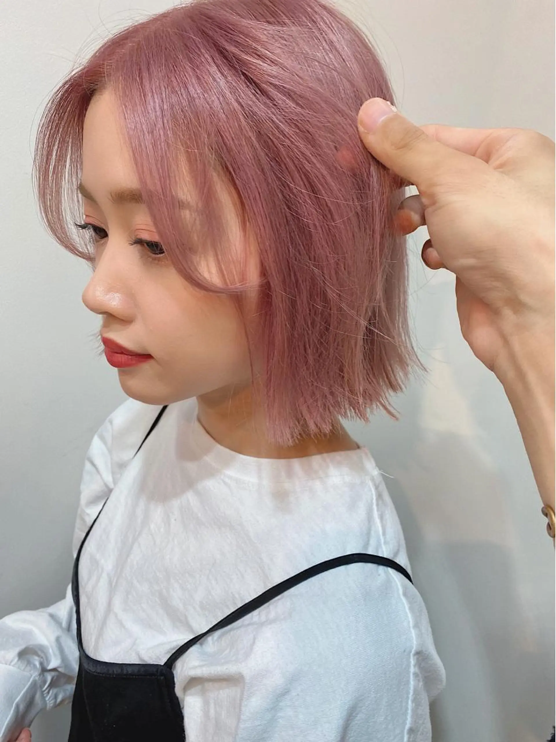 ショート カラー ブリーチなしカラー/ 髪質改善/寺門束のヘアスタイル