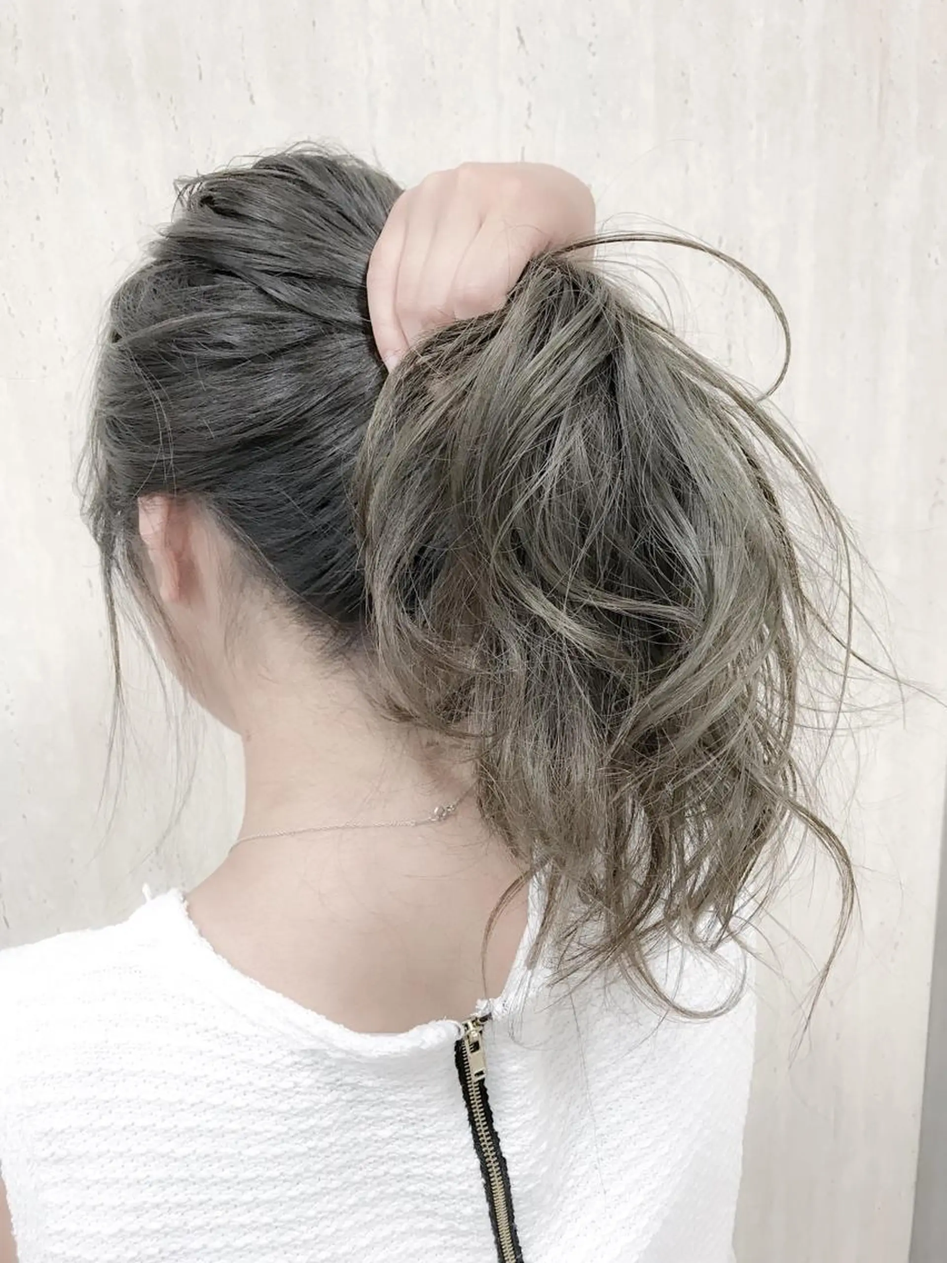 セミロング カラー アディクシーカラー ヘアカラー BOX mico.のヘアスタイル