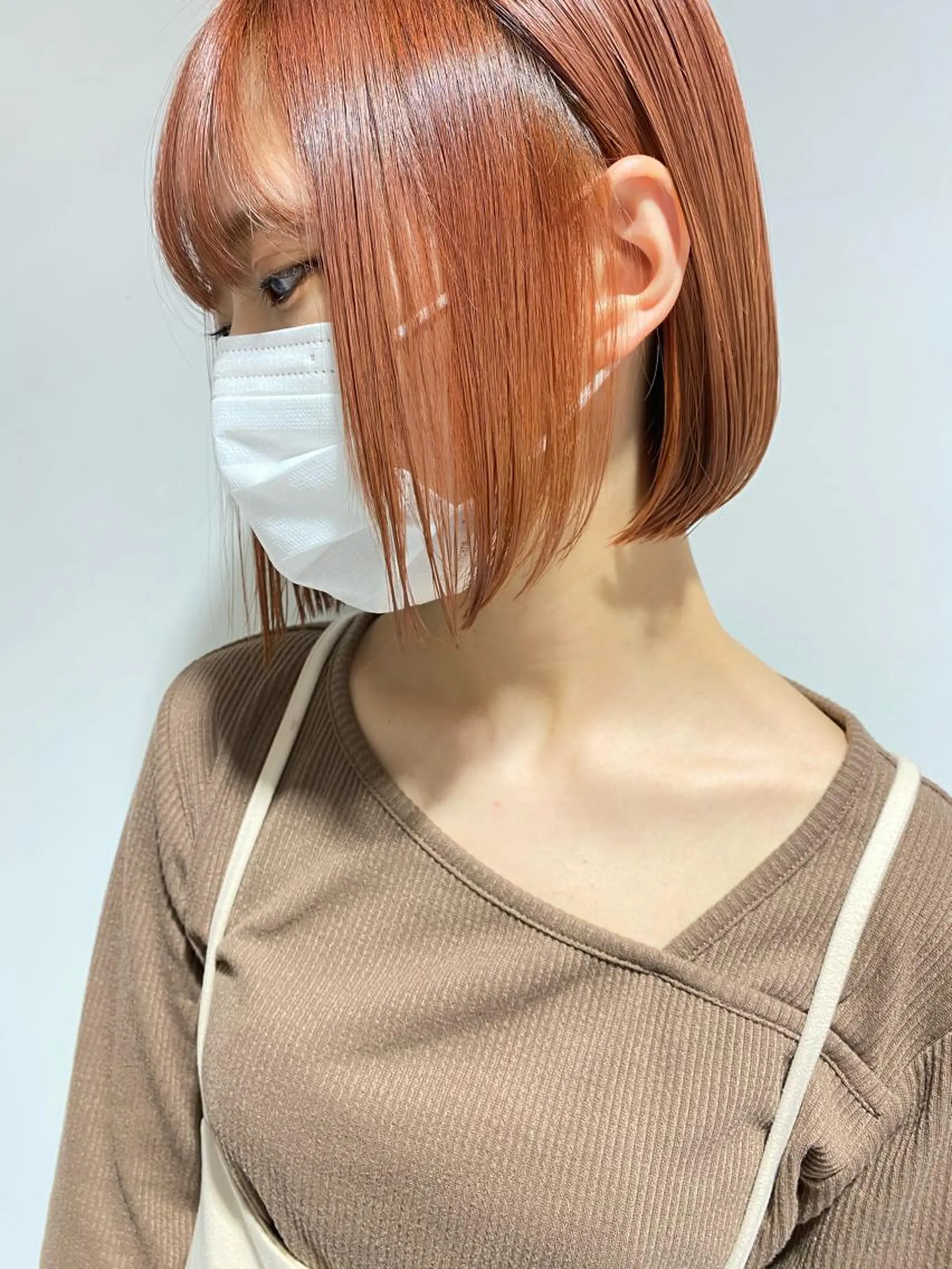 ショート ボブ ヘアカラー 小谷野 真優のヘアスタイル