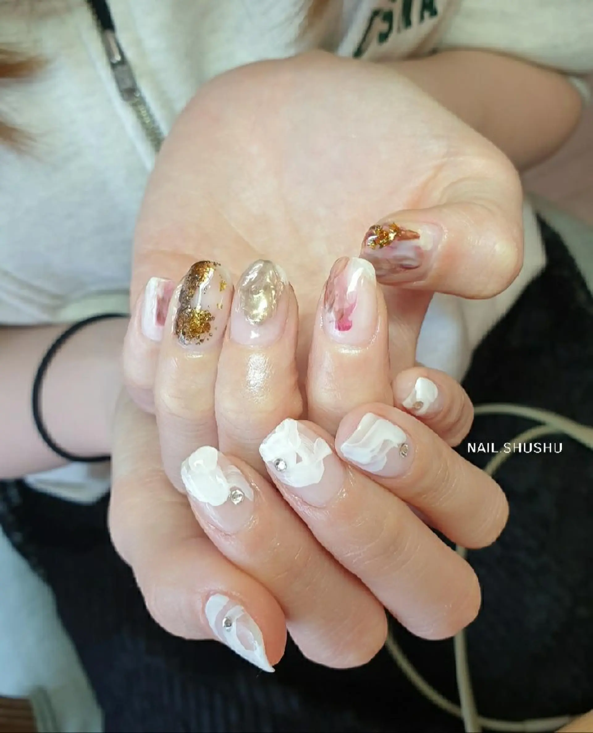 ネイル 持ち込み 3dパーツ/流行り 👧shushu❤️のネイルデザイン