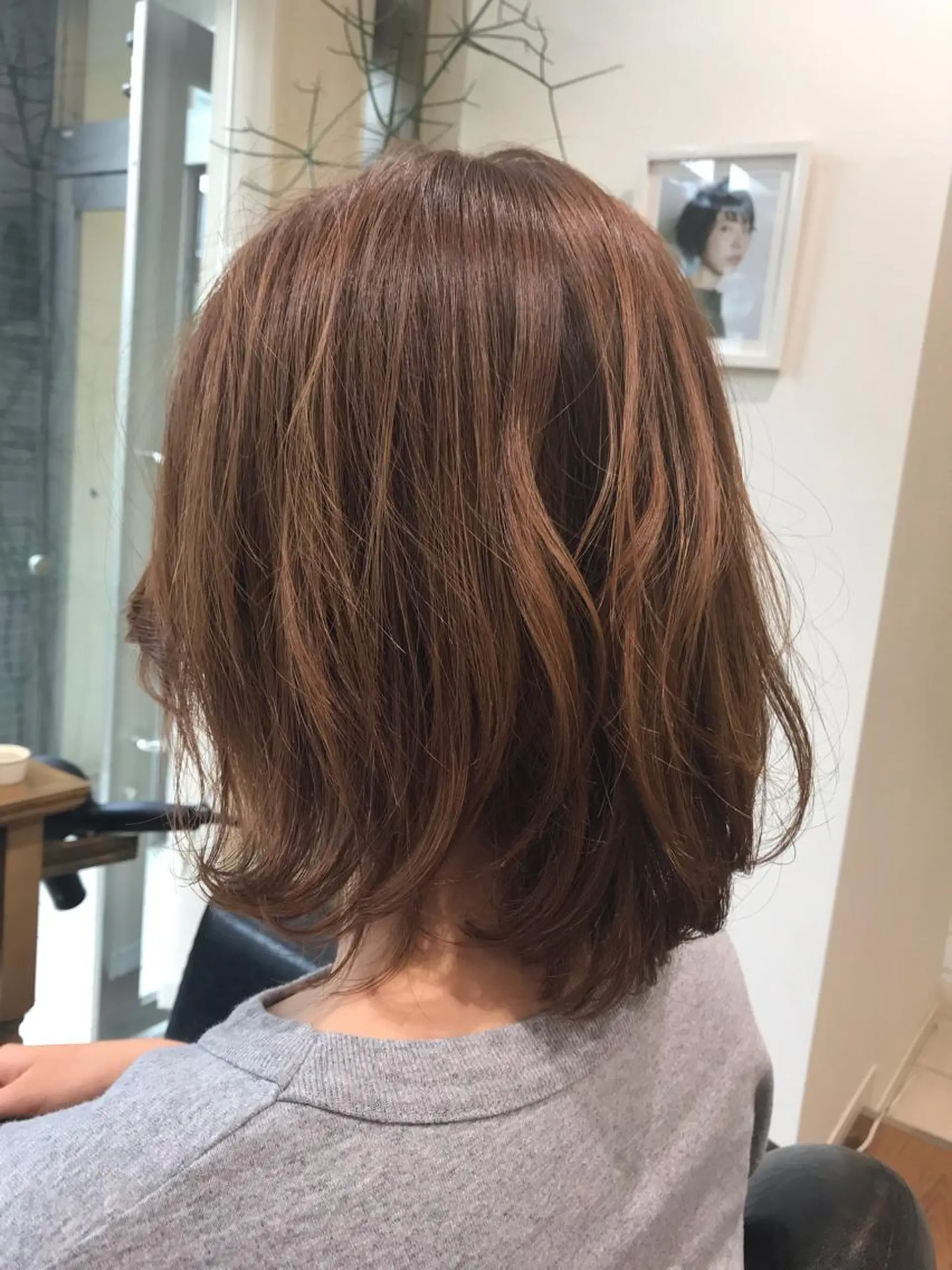 ミディアム カラー カット アザマ　ヤスカツ _rosso 川口のヘアスタイル