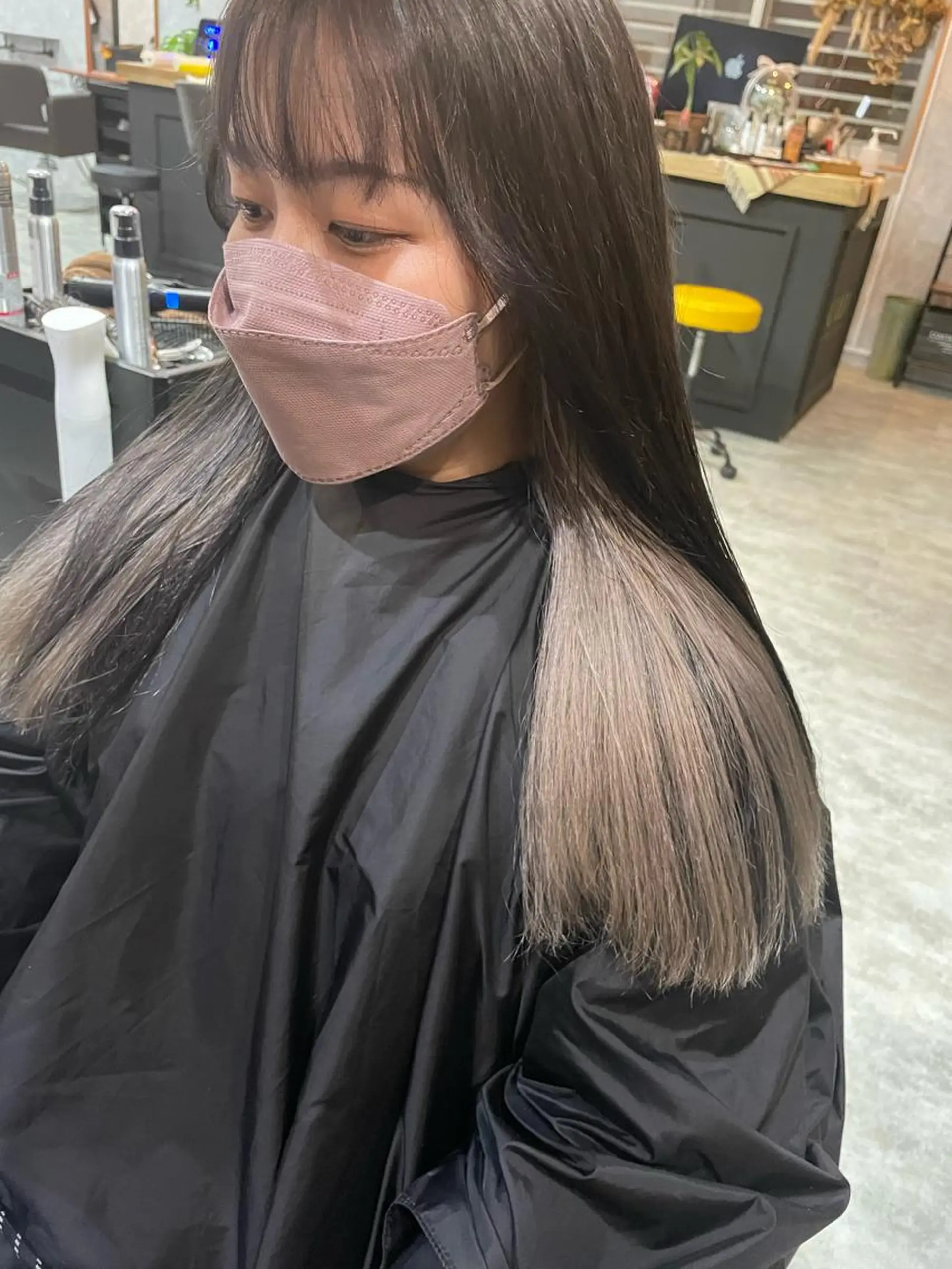 ロング andKおもろまち店 艶ダブルカラー✨のヘアスタイル
