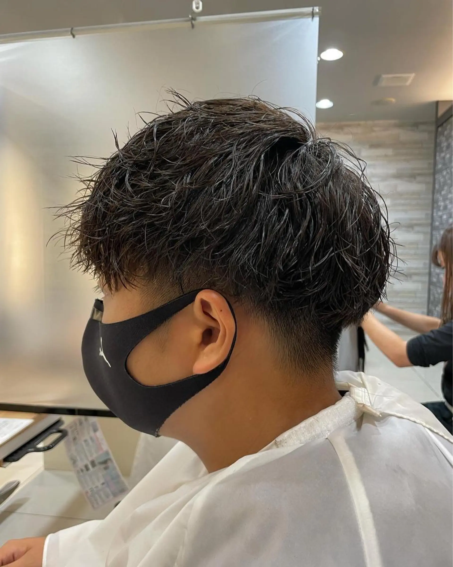 パーマ メンズ ザクザクレイヤー 🍀/ブリーチ/小田のヘアスタイル