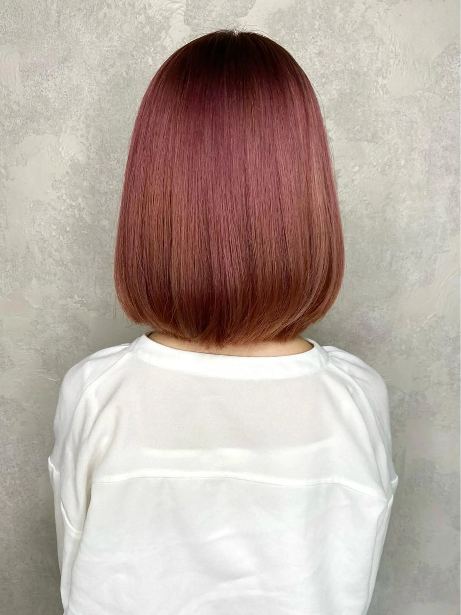 ミディアム カラー アディクシーカラー ベージュカラー 黒髪 ブリーチ ブルーカラー ヘアカラー 艶カラー YOSHIMURAのヘアスタイル