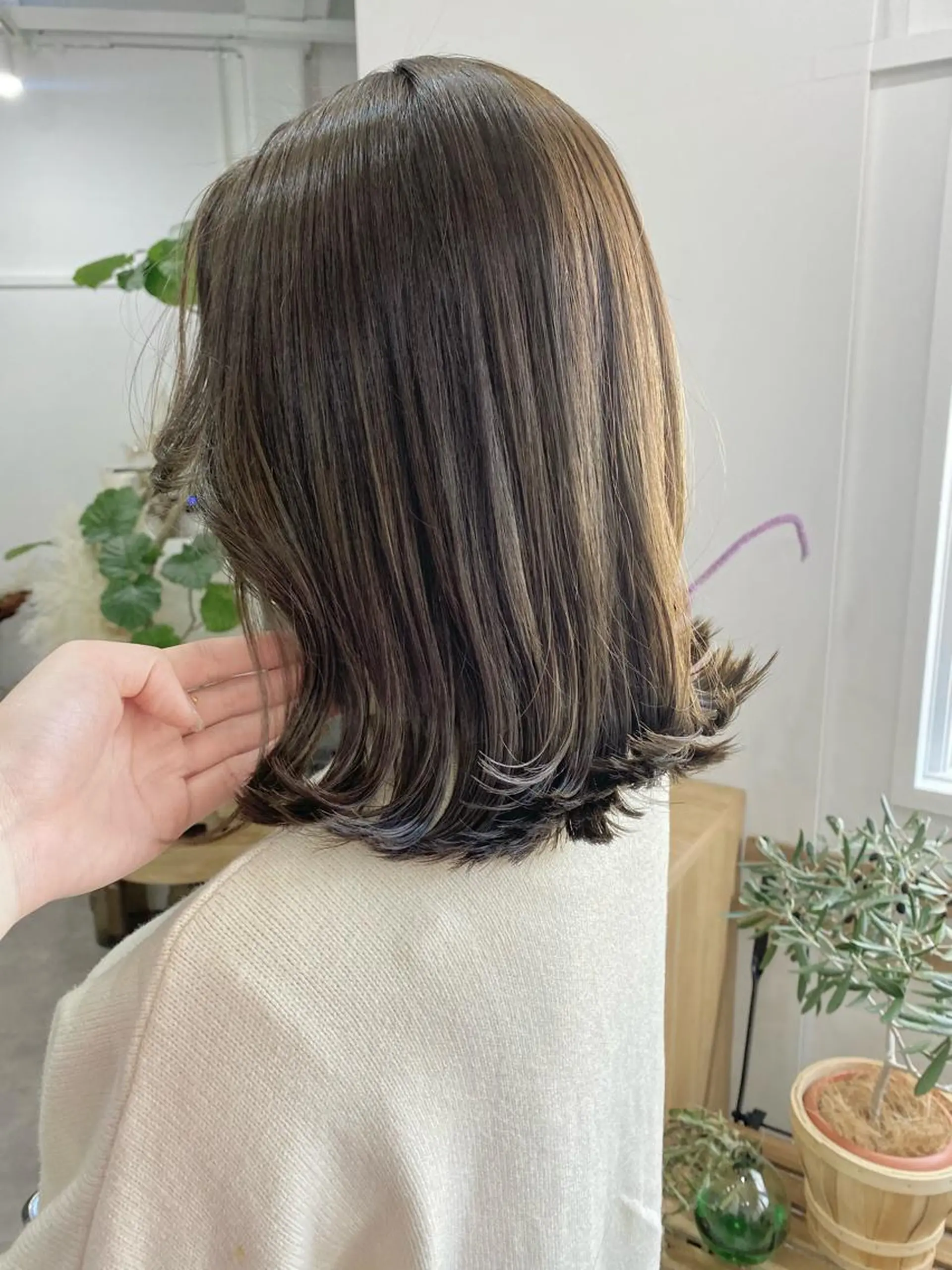 ミディアム カラー ヘアアレンジ ume所属・ひなの .のその他イメージ