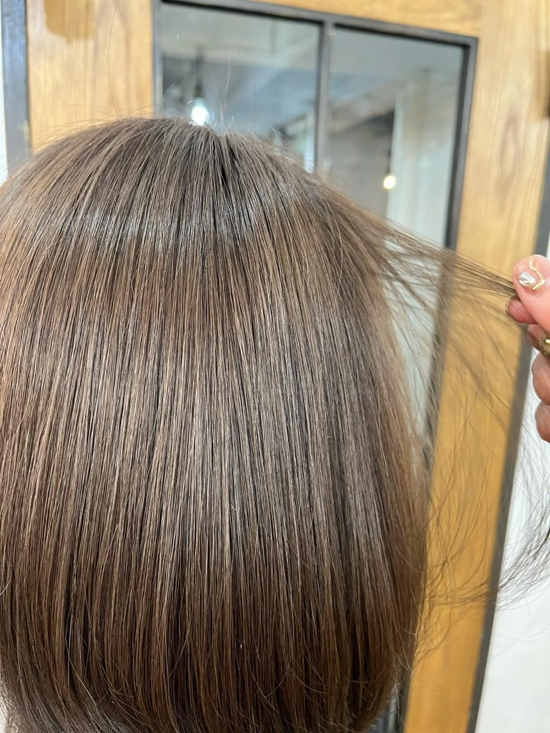 ミディアム カット ヘアカラー トリートメント 髪質改善/艶カラー MISATOのヘアスタイル