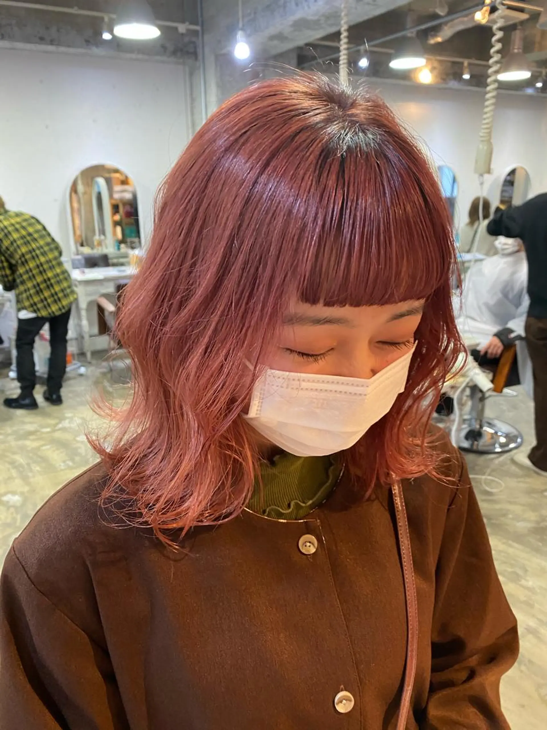 ミディアム カラー キタダ ヒロキのヘアスタイル