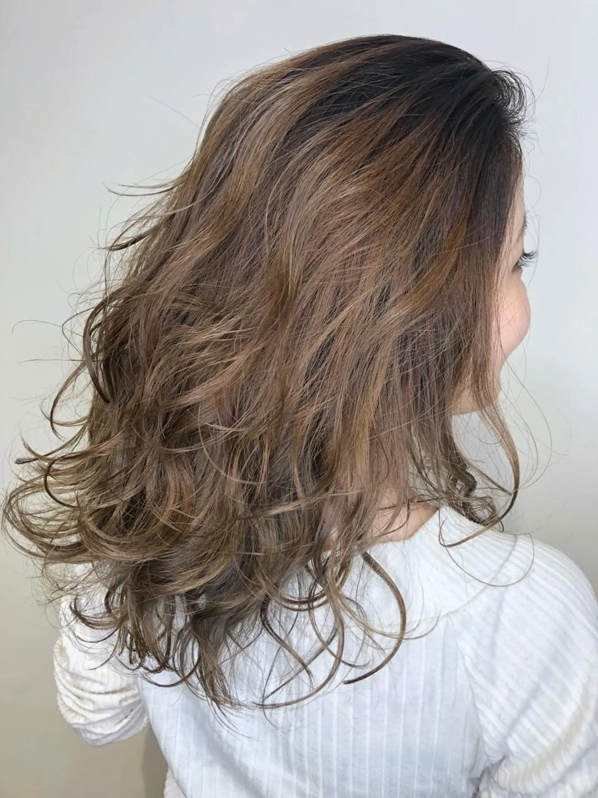 ロング カラー グラデーションカラー カット ヘアカラー トリートメント メンズヘア特化 崎田 成人のヘアスタイル