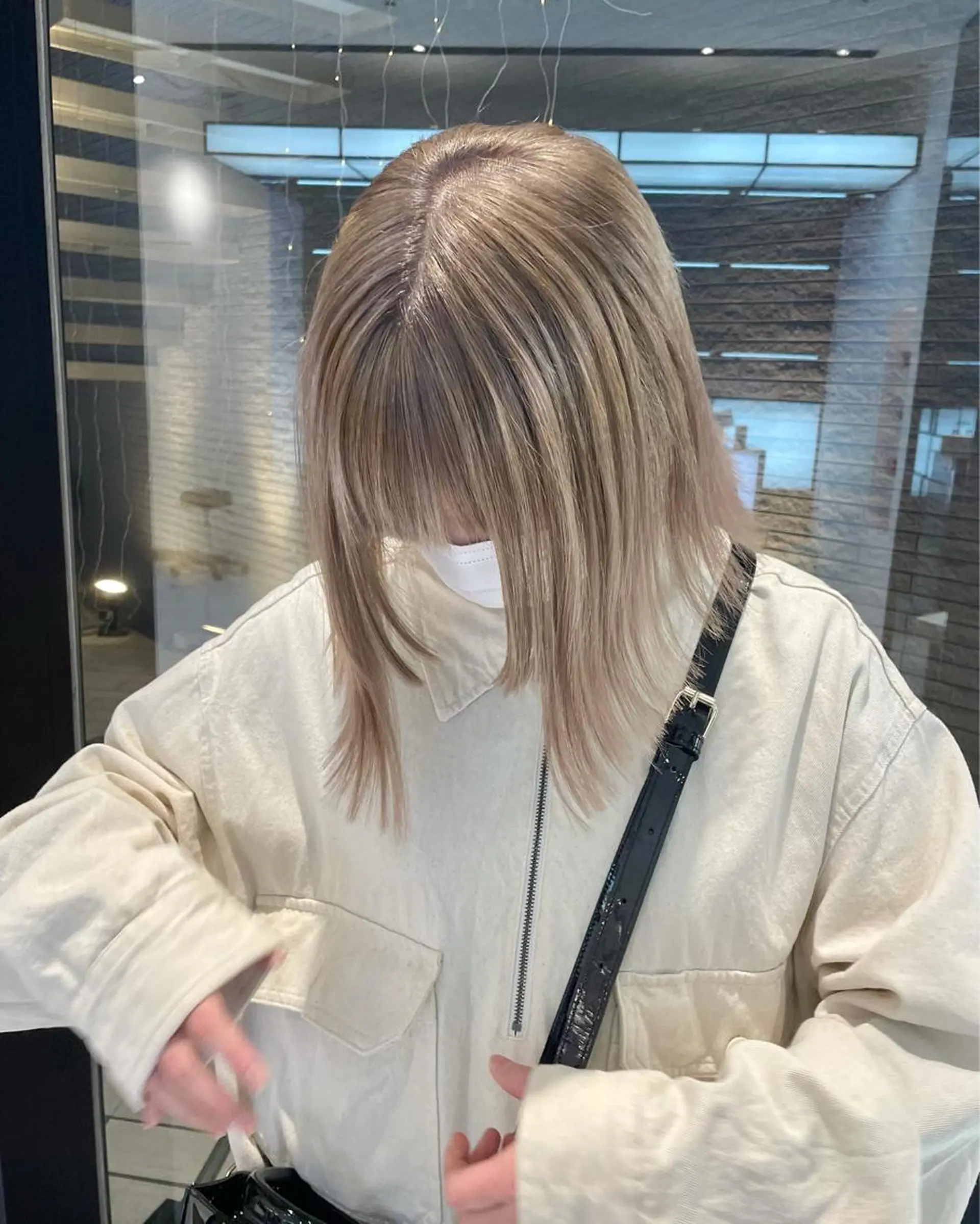 ミディアム ハッシュカット/ 韓国ヘア☽⋰mahoのヘアスタイル