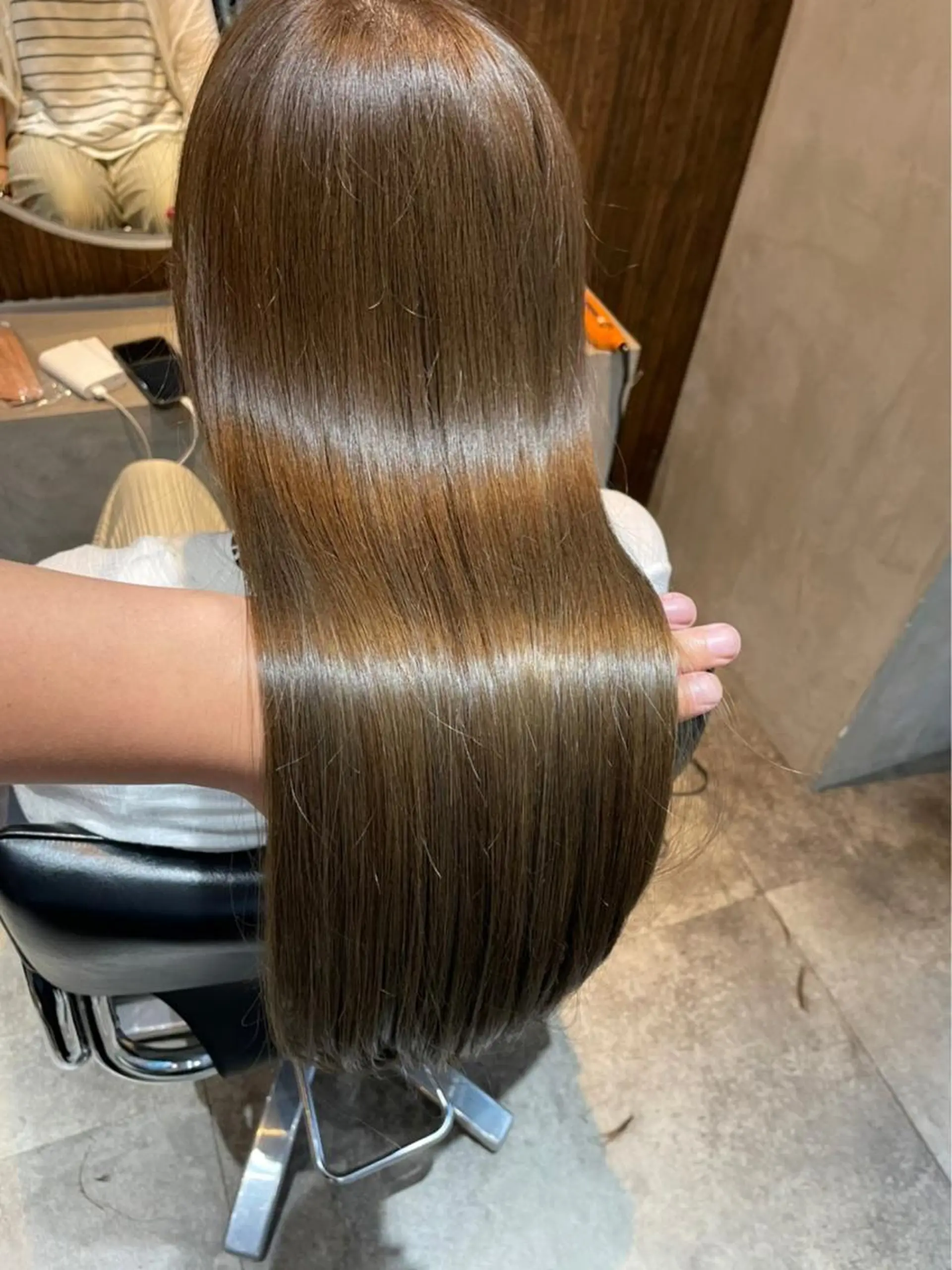 セミロング カラー ヘアアレンジ ベージュカラー ブラウンカラー ブラウンベージュ シアーブラウン 髪質改善 カット ヘアカラー トリートメント 顔周りcut・ご相談 ＝新宿しずく🇰🇷のヘアスタイル