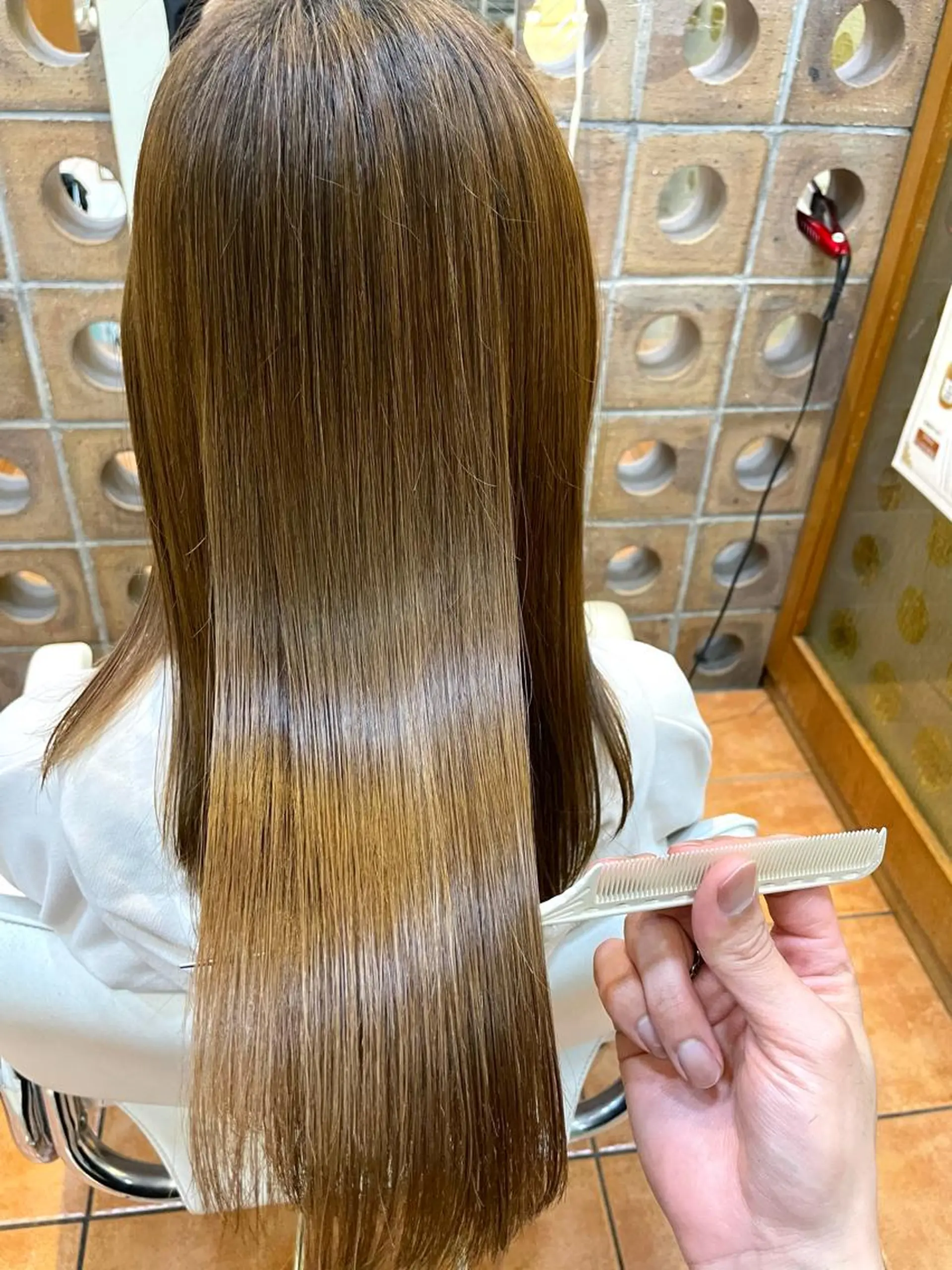 セミロング くせ毛 縮毛矯正 縮毛矯正 ✨美髪矯正&ショート の小林✨のヘアスタイル