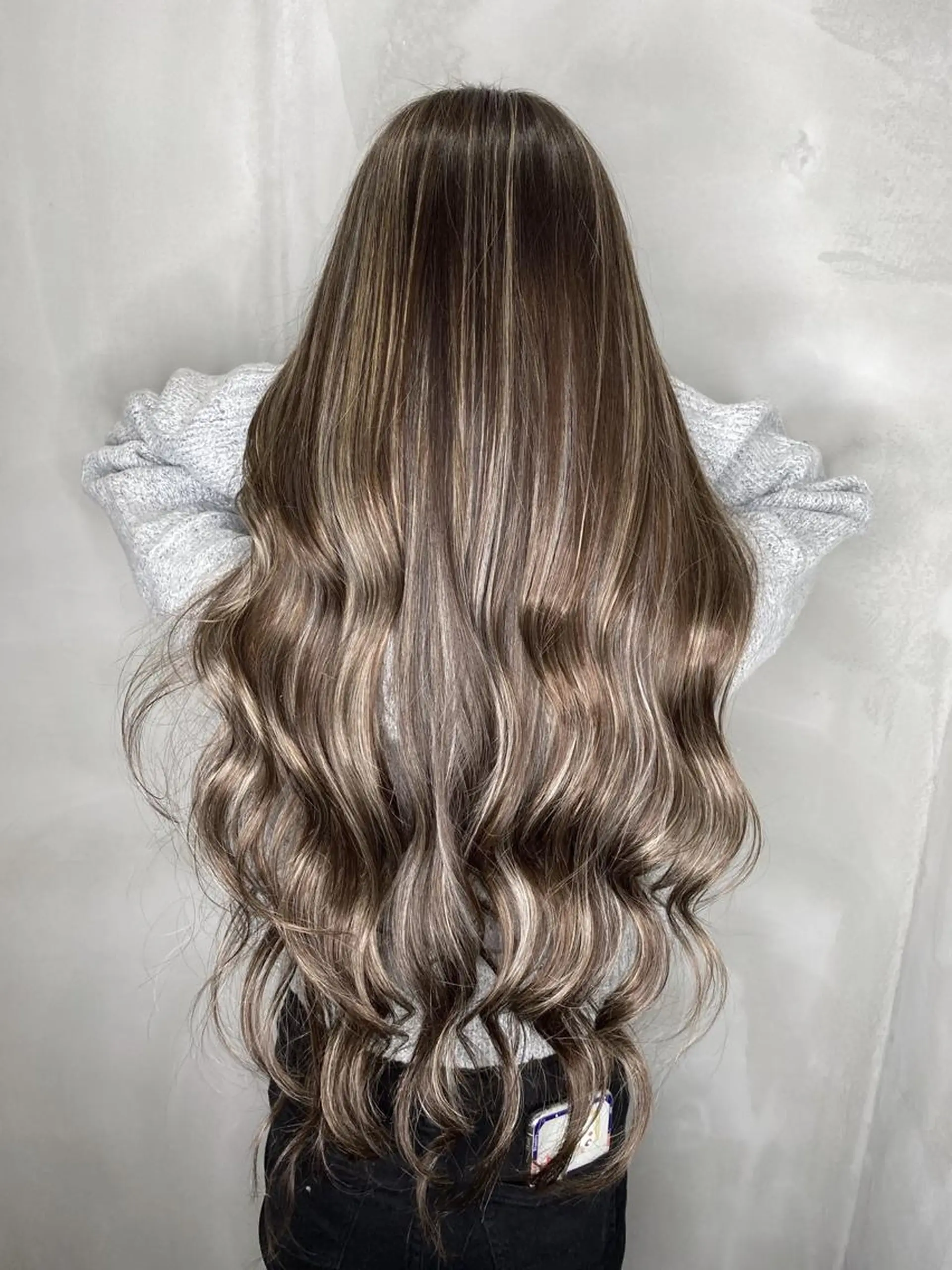 ロング カラー ヘアアレンジ Belle hair Design青野大貴のヘアスタイル