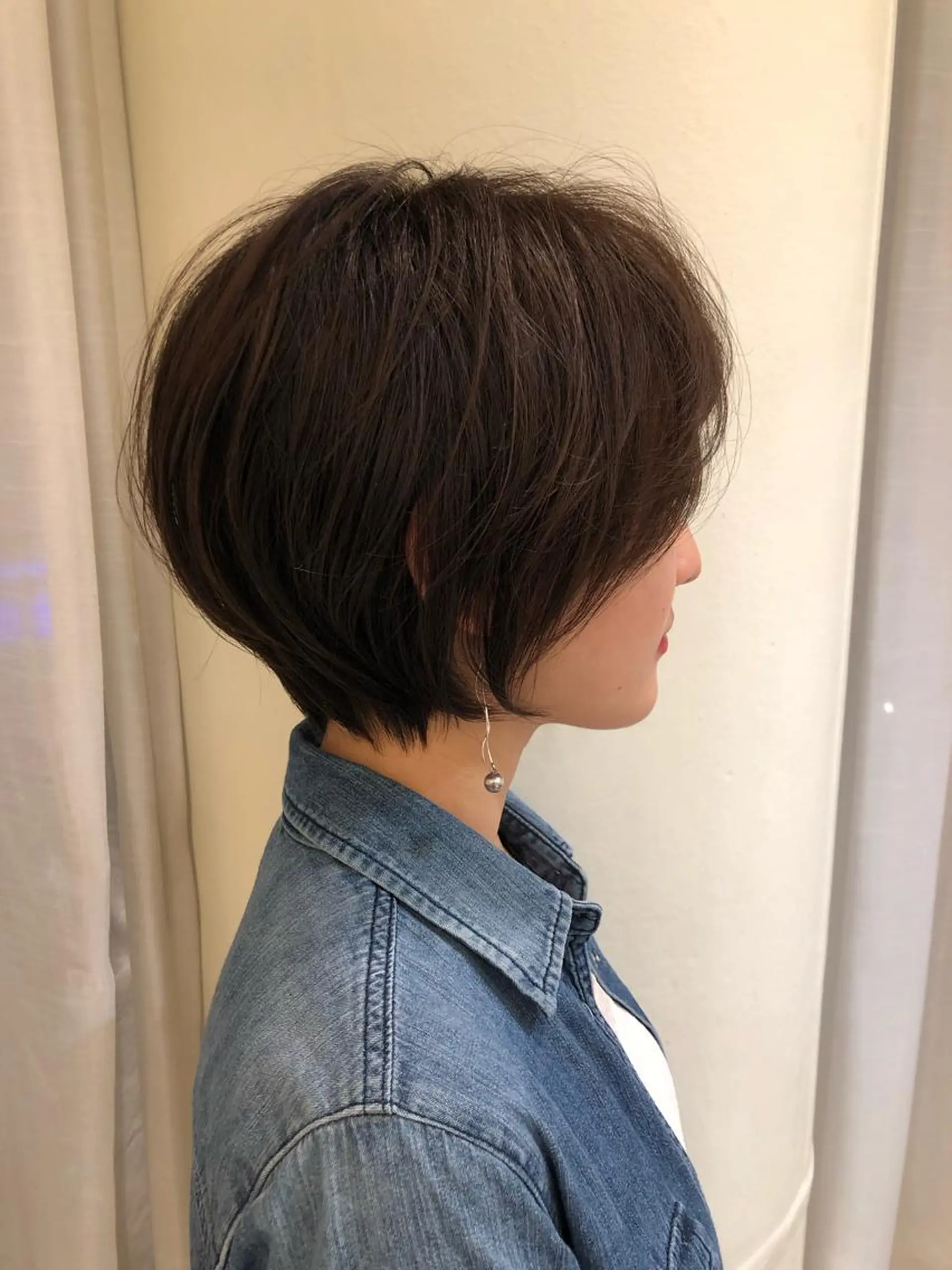 ミディアム カット ヘアカラー トリートメント 大人女性のショート ・ボブ✂︎沼尻典祥のヘアスタイル