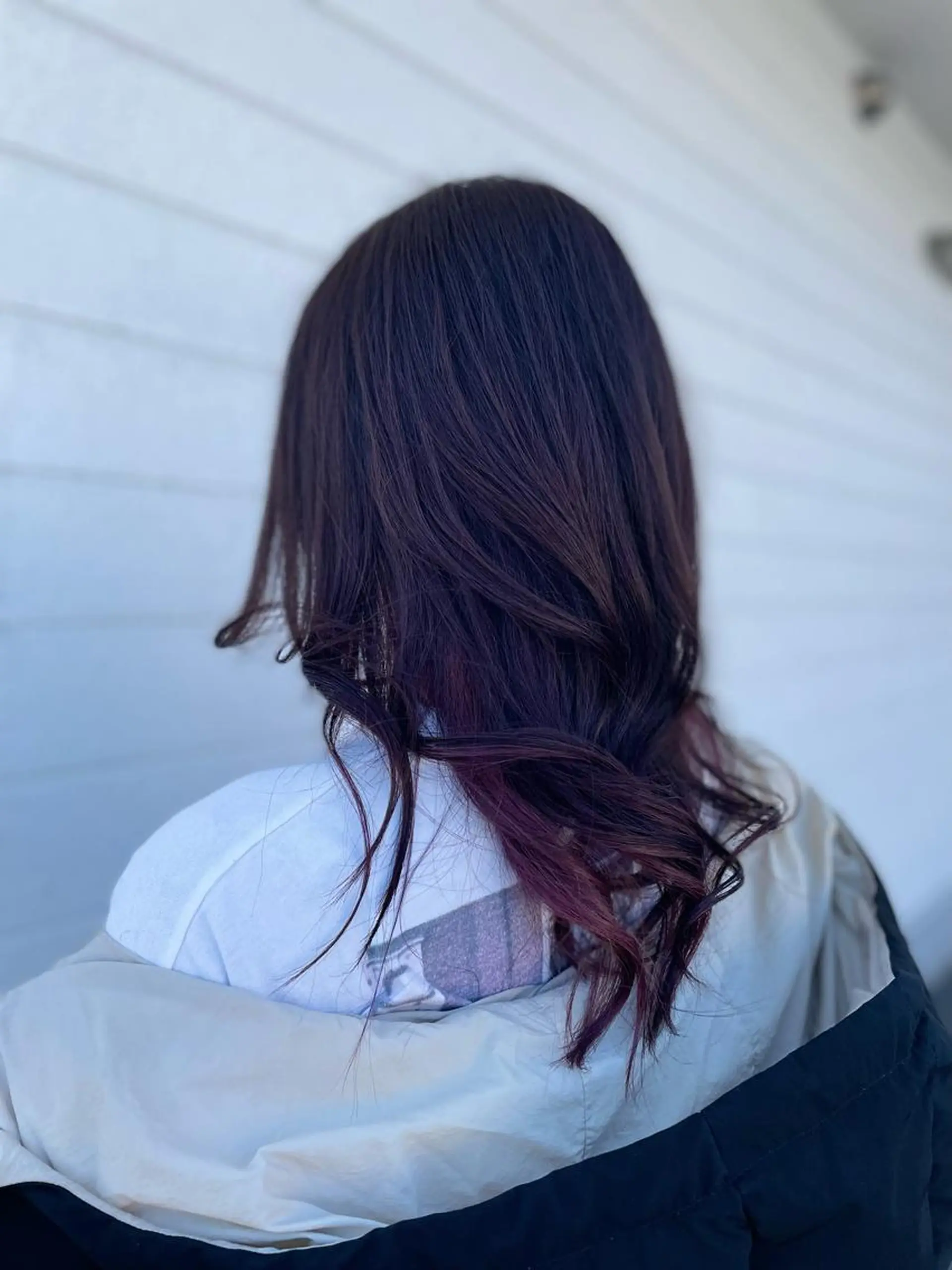 カラー インナーカラー ピンクカラー 生盛 智穂子のヘアスタイル