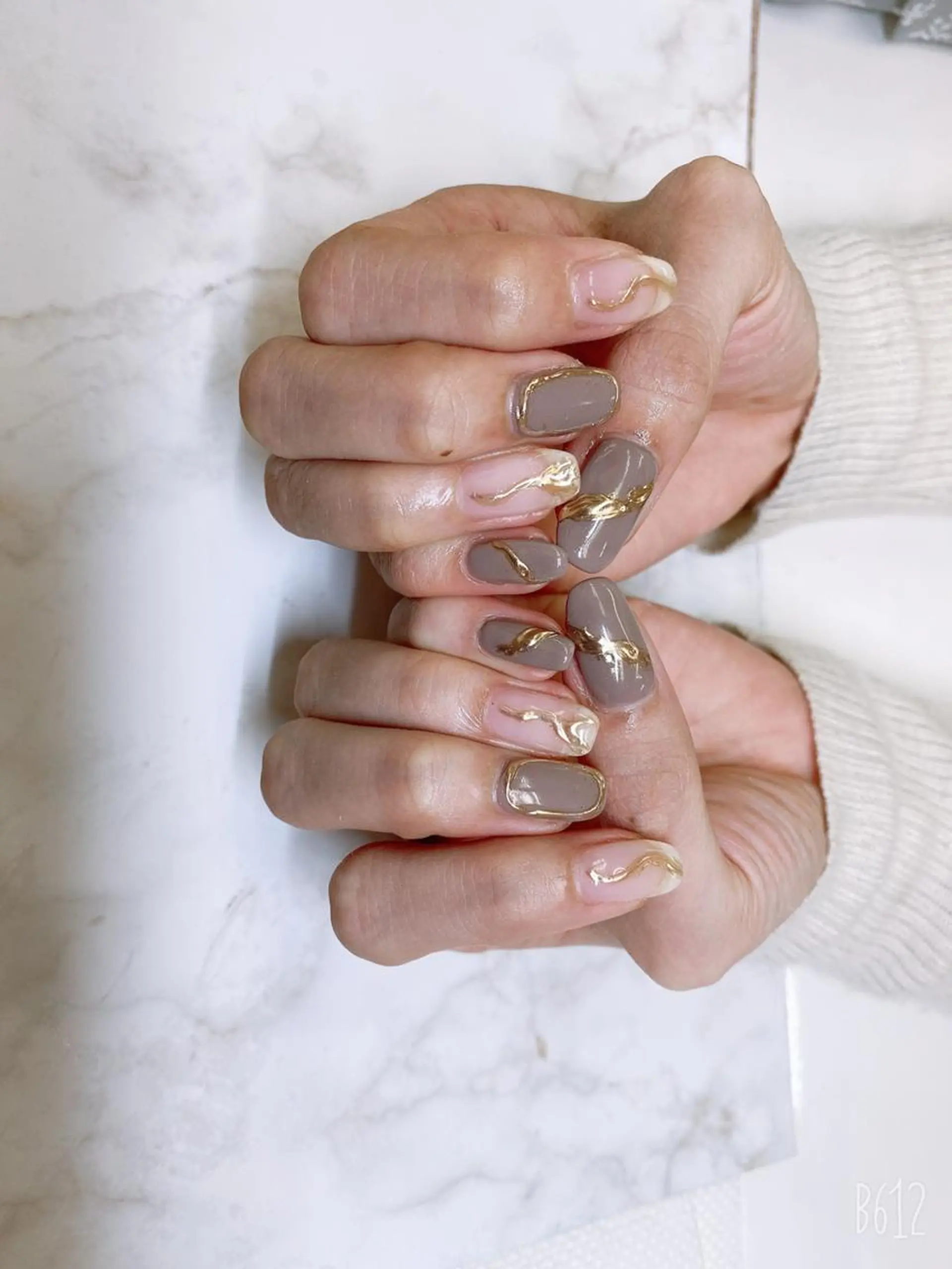 ネイル 🦋ネイルサロン ブラン🌈ゆりのネイルデザイン