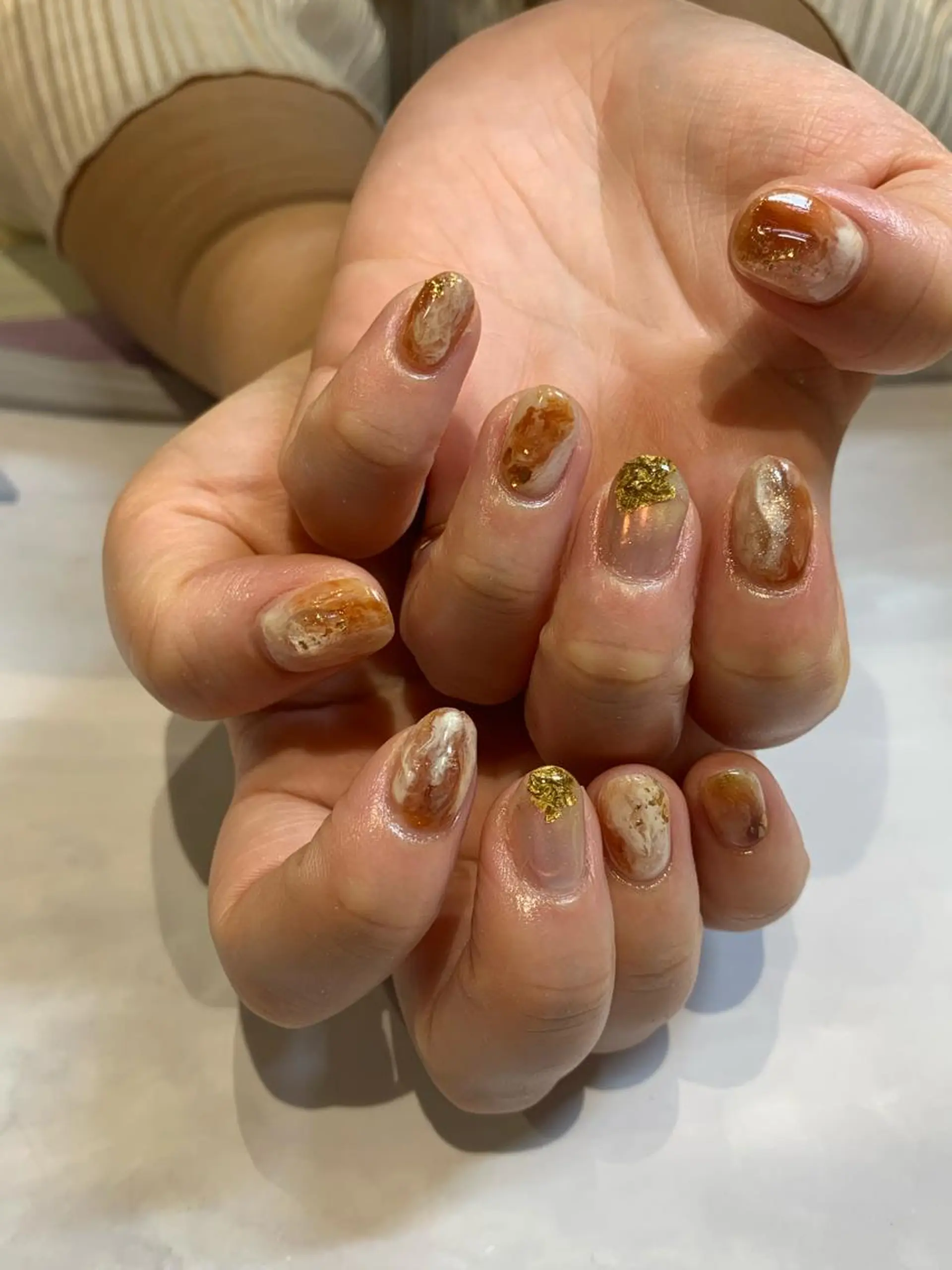 ネイル ニュアンスネイル マキノ ユイのネイルデザイン