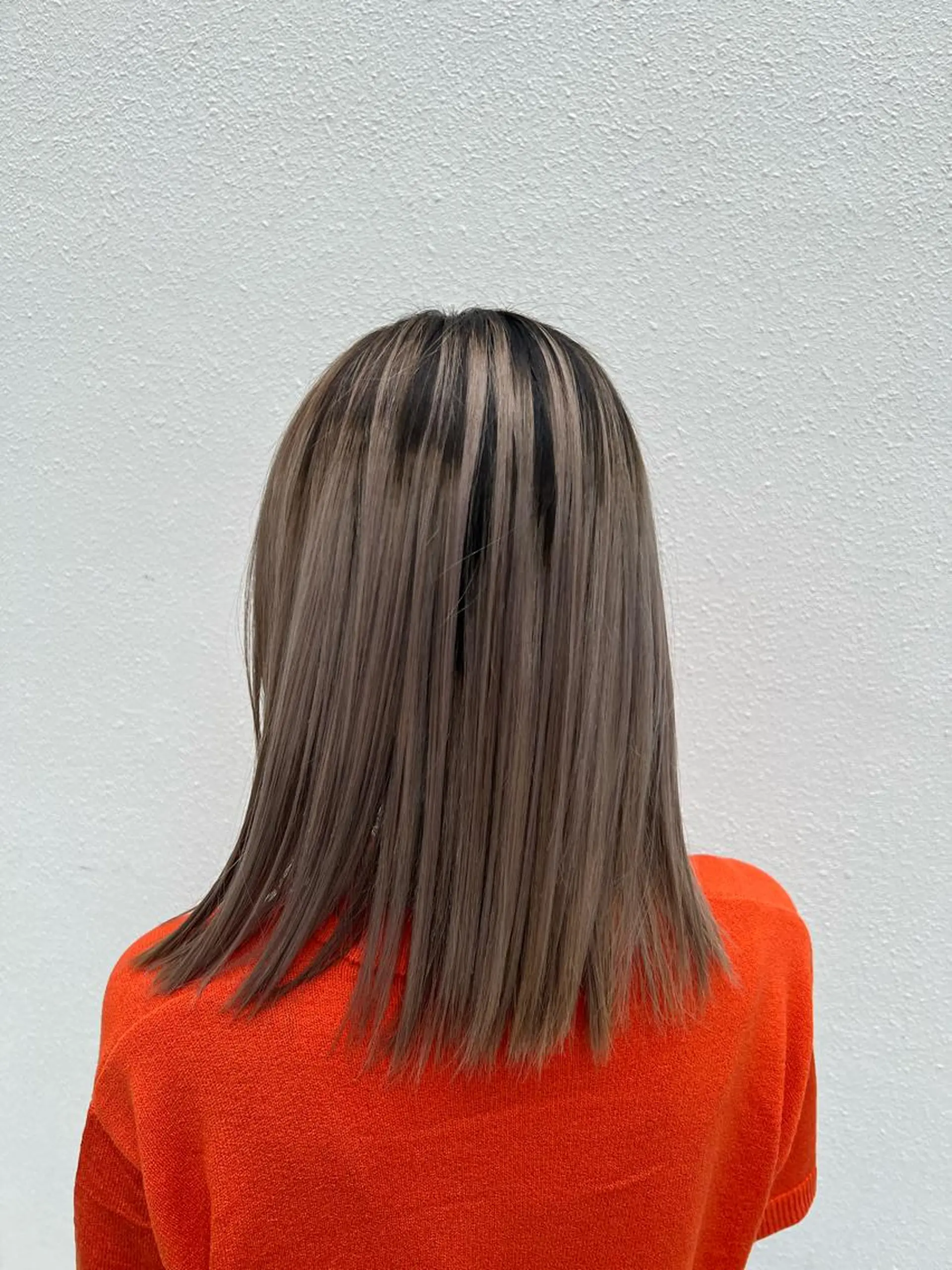 セミロング カラー ヘアアレンジ 「sumi」 AMIのヘアスタイル