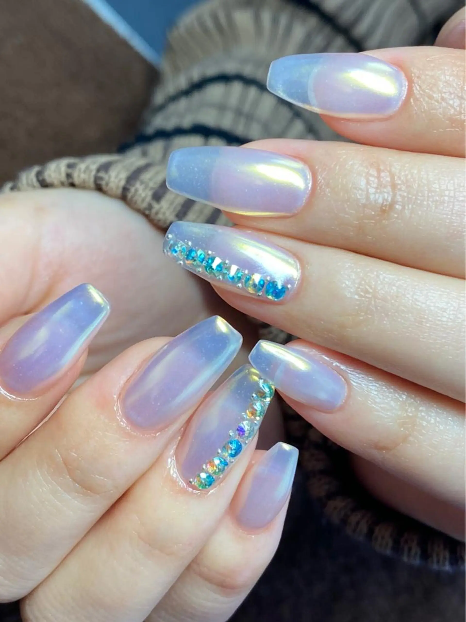 ネイル オーロラネイル ジェルネイル スカルプネイル nail salon 7☺︎2のネイルデザイン