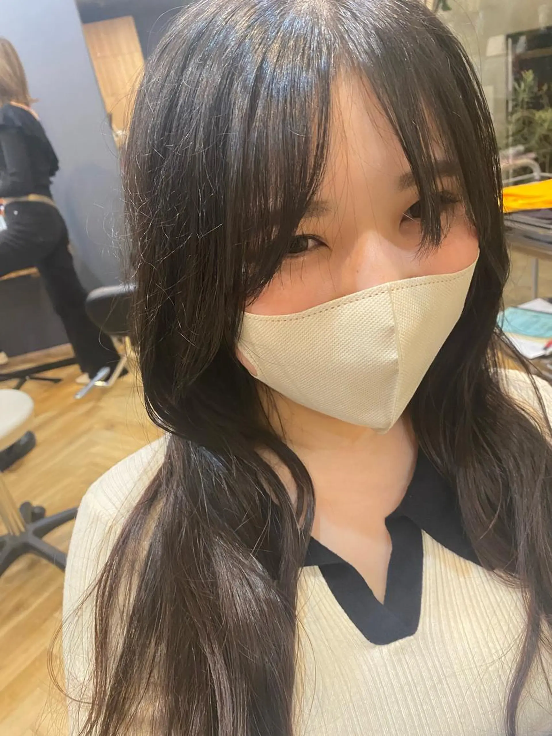 ロング 韓国風ヘア ⭐️透明感カラー/ パーマ⭐️宮野翔のヘアスタイル